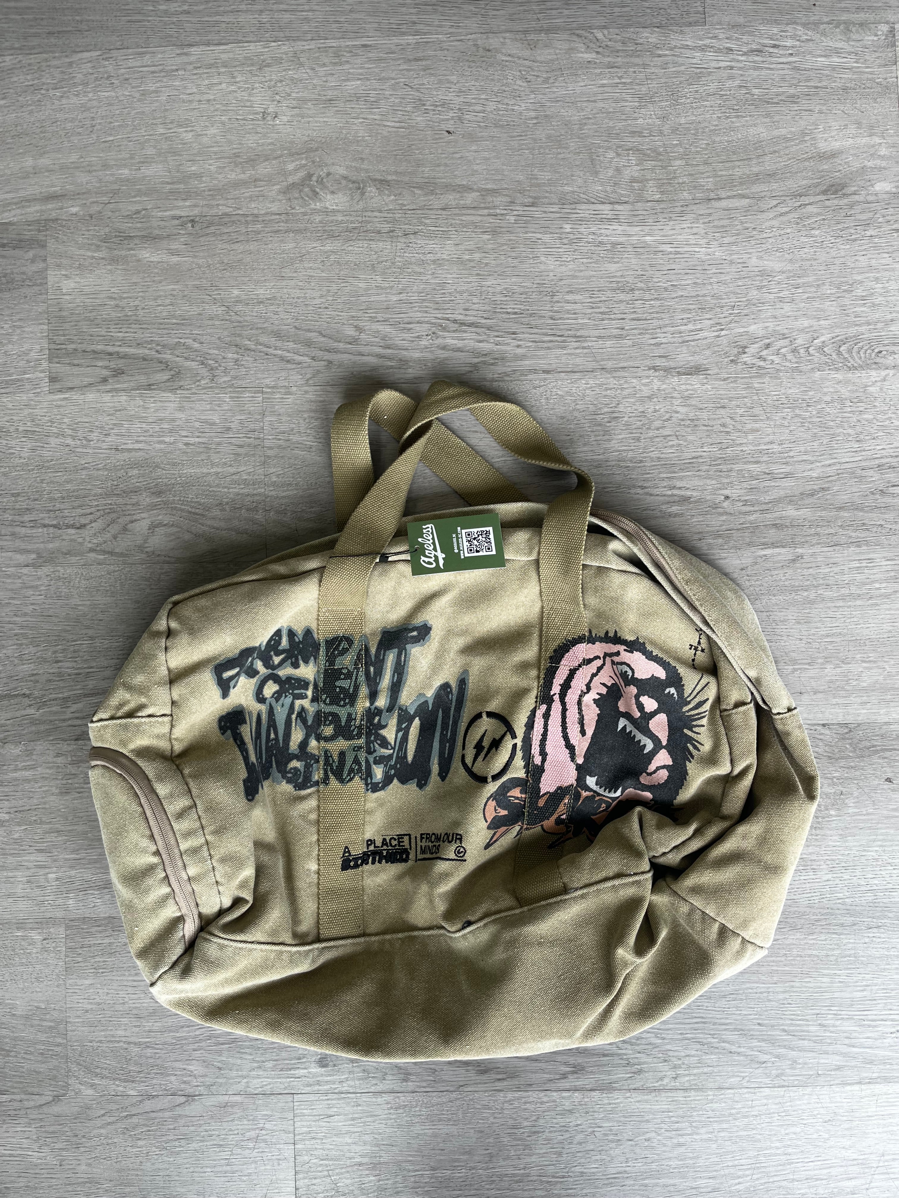 Travis Scott Cactus Jack x Fragment Icons Duffle Bag