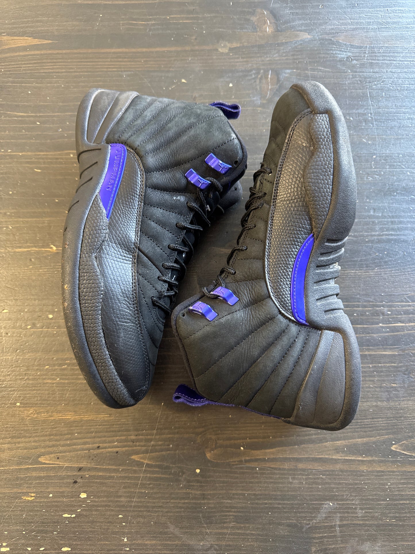 Pre-owned Jordan Retro 12 Black Dark Concord