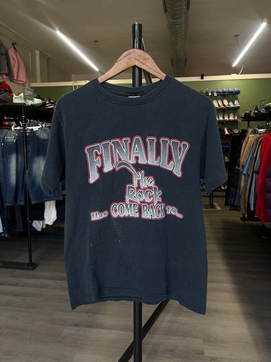 Vintage WWF Finally The Rock Has Come Back To Birmingham Tee