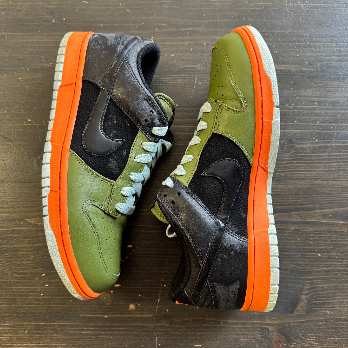 Pre-owned Nike Dunk Low Mandarin Orange Green