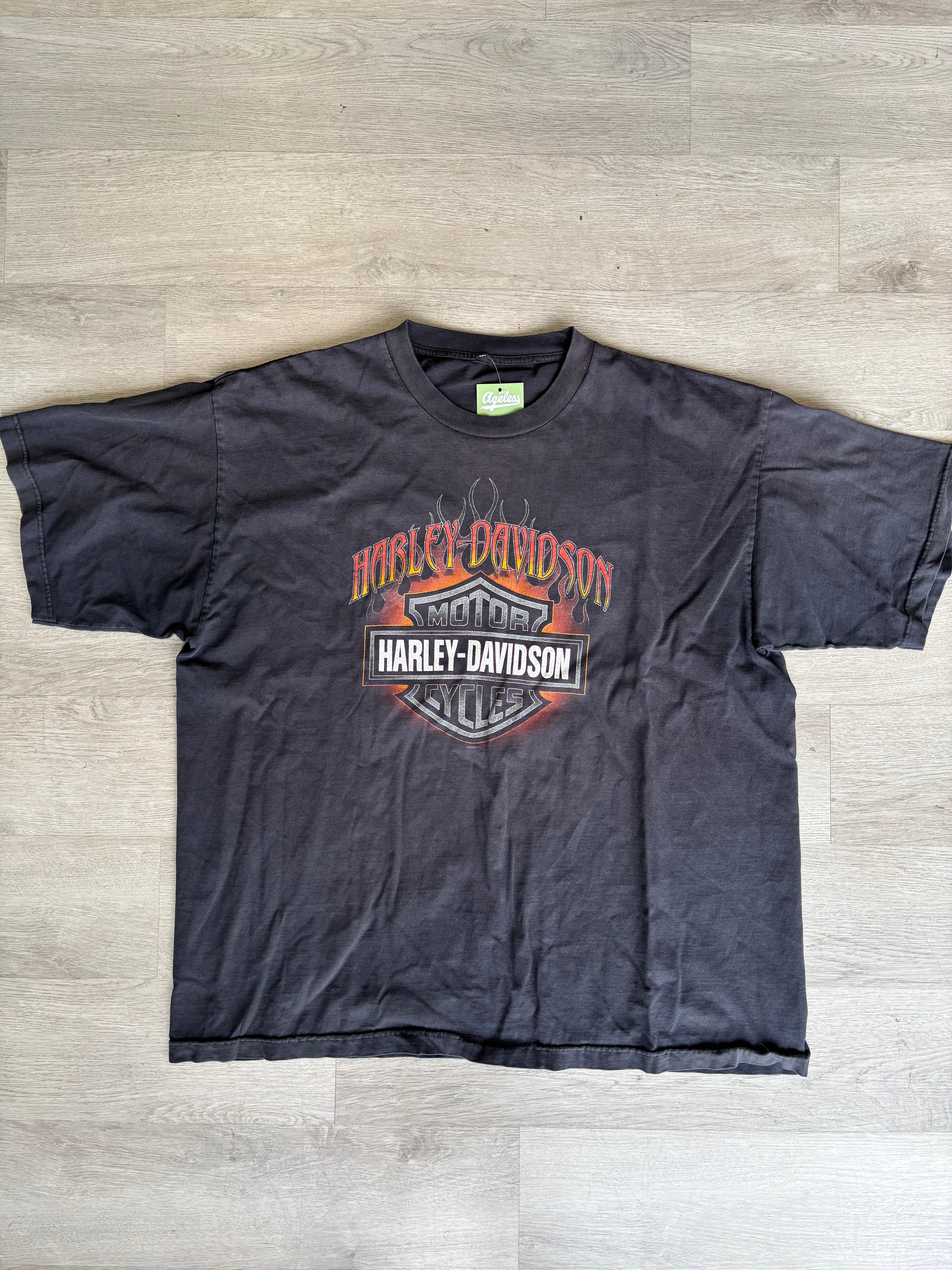 Vintage Harley Davidson Battlefield Gettysburg, PA Tee