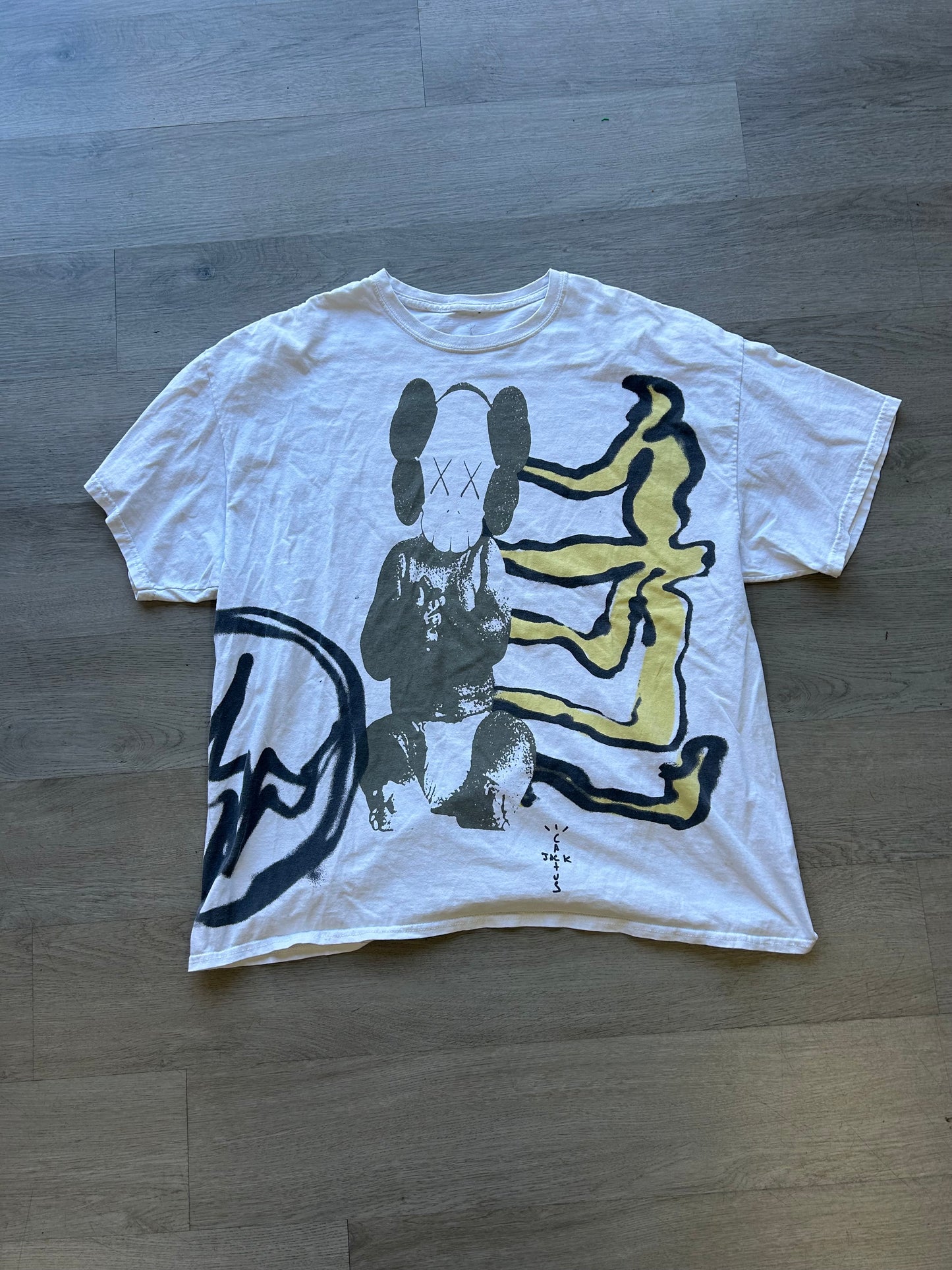 Travis Scott Cactus Jack + Kaws For Fragment Tee