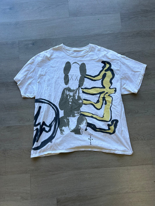 Travis Scott Cactus Jack + Kaws For Fragment Tee