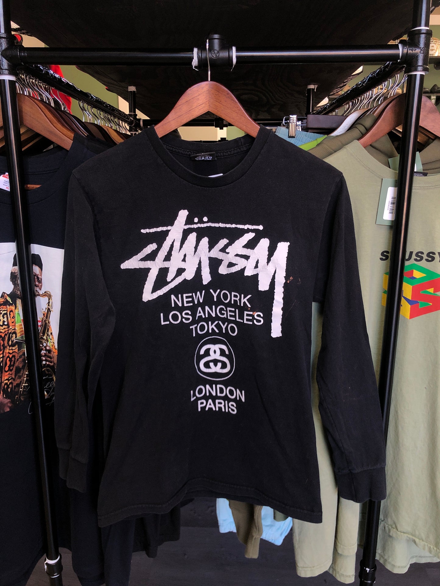 Stussy international Black Tee