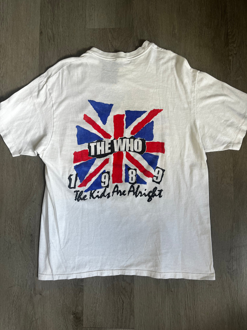 Vintage The Who The Kids Are Alright 1989 Tour Tee
