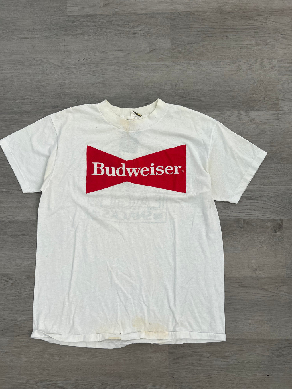 Vintage Budweiser Eagle Snacks Tee