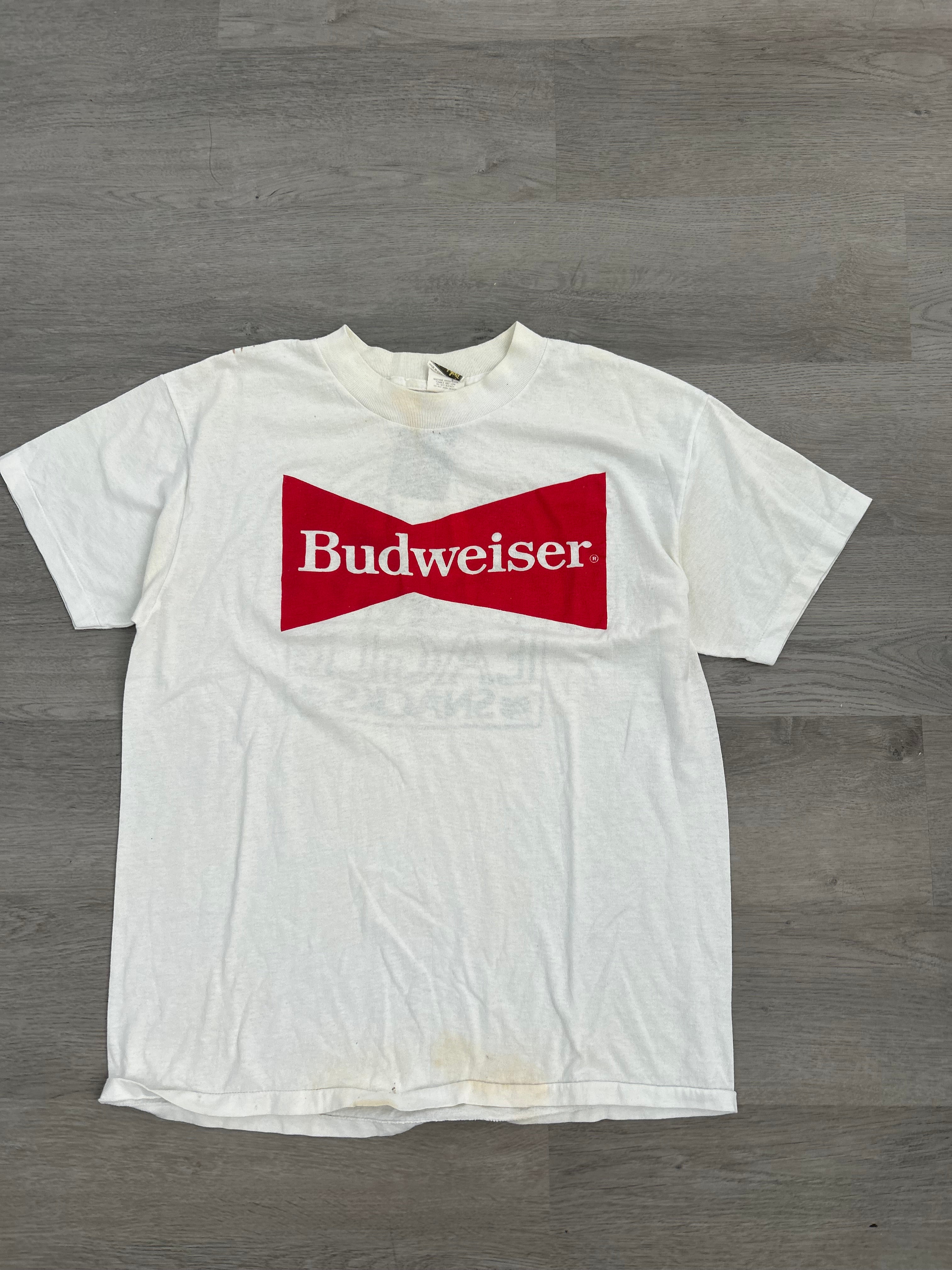 Vintage Budweiser Eagle Snacks Tee