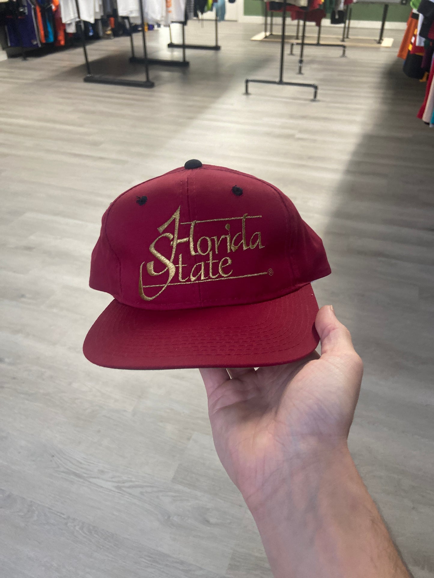 Vintage Florida State Burgundy Snapback