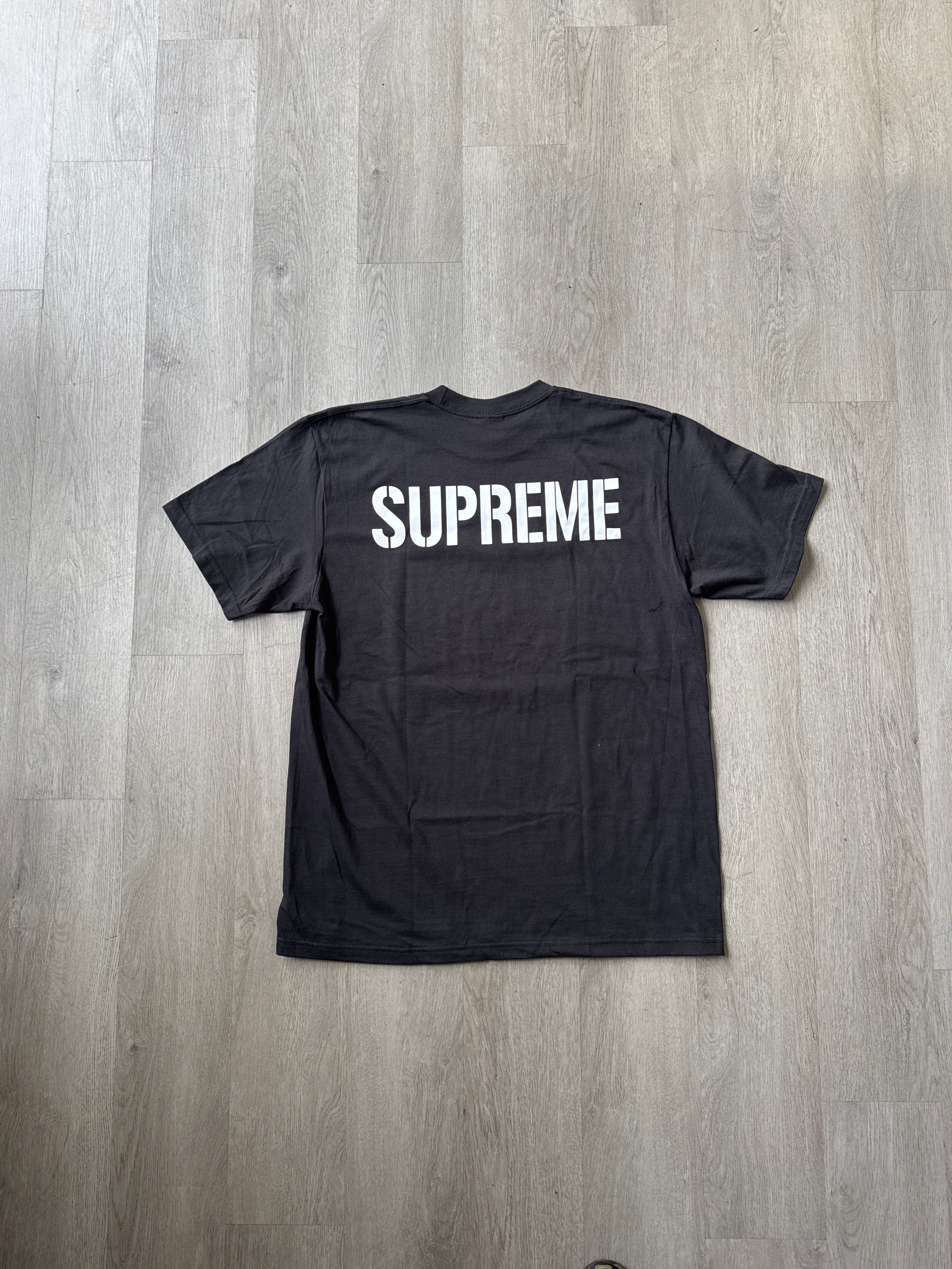 Supreme World Famous Black Tee