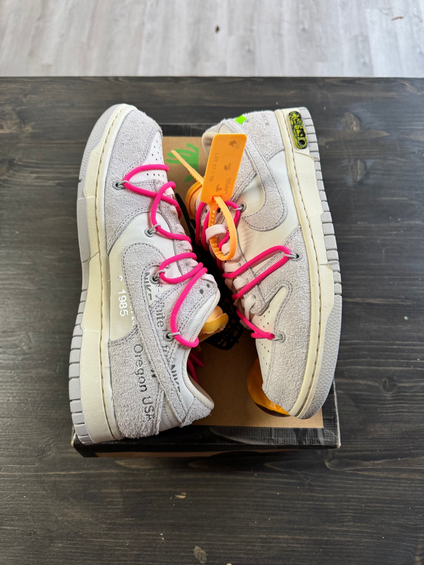 Pre-owned Nike x Off White Dunk Low Lot 17