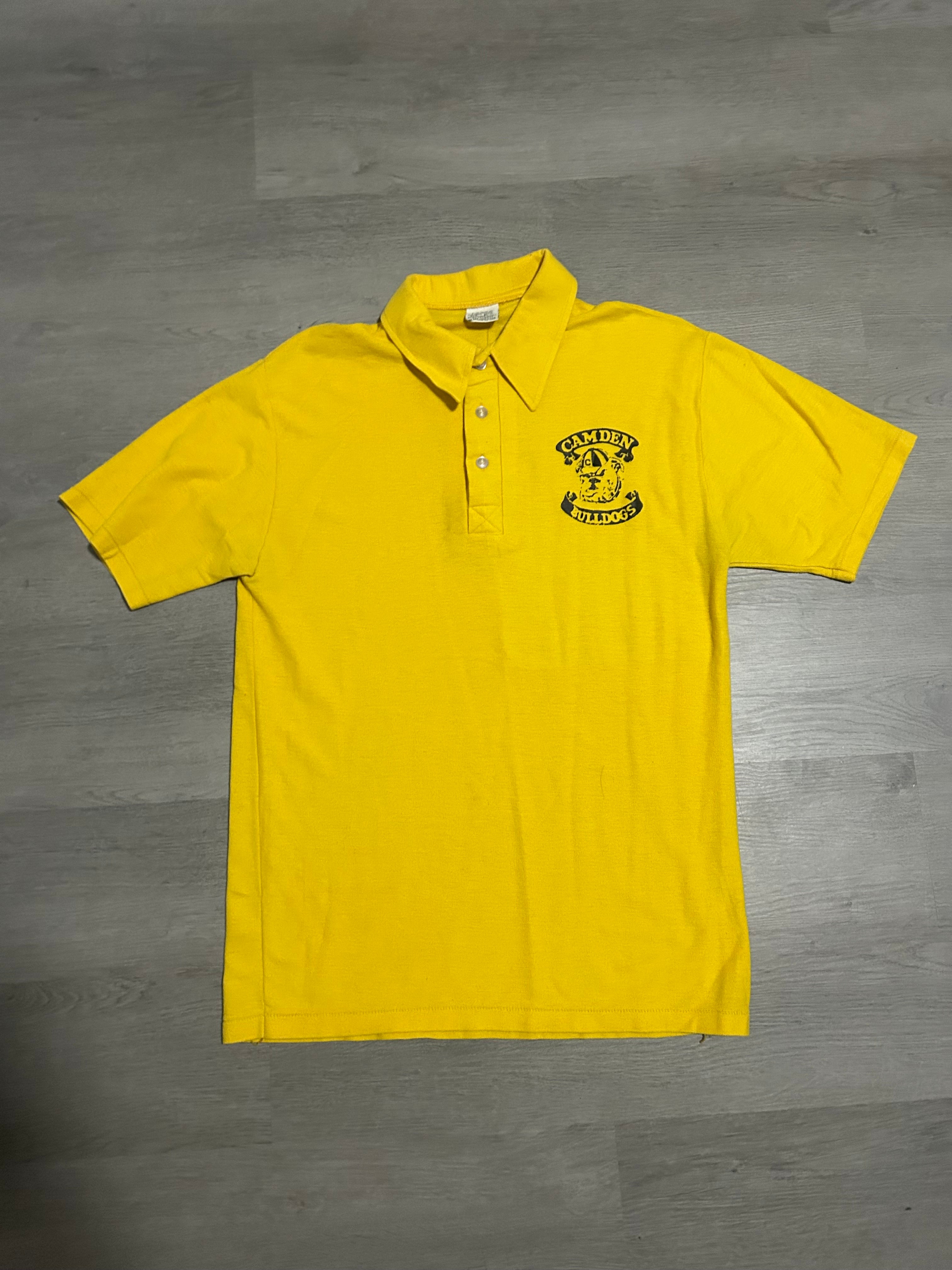 Yellow Camden Bulldogs Polo