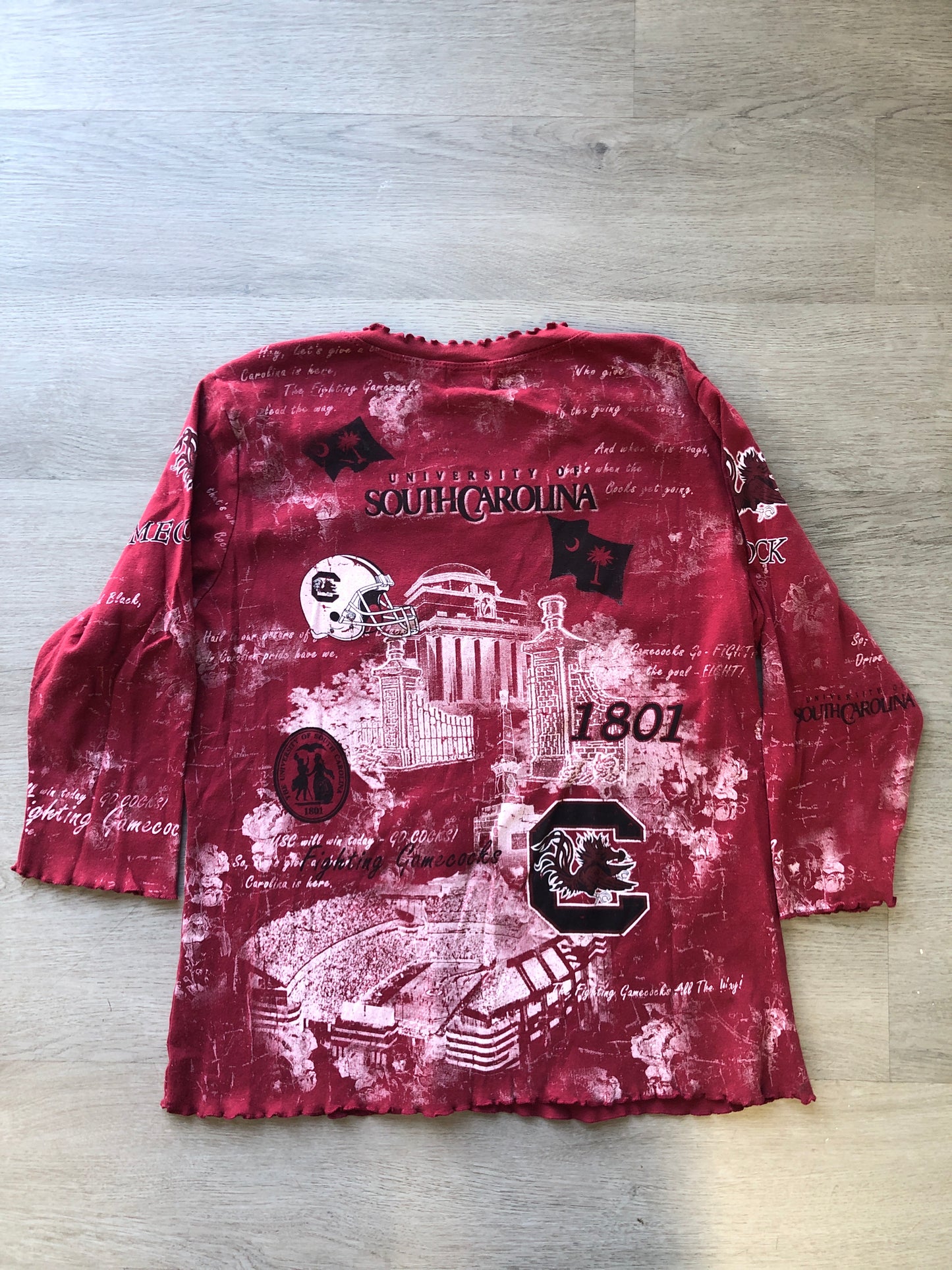 Vintage University of South Carolina AOP Women’s Longsleeve