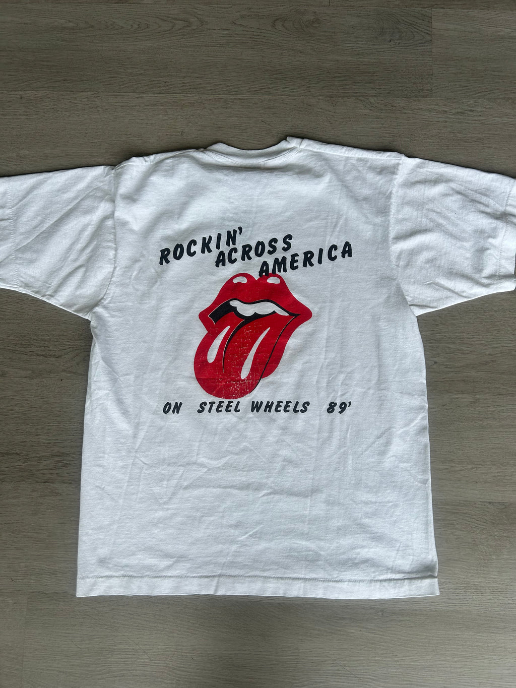Vintage Rolling Stones Steel Wheels Tee