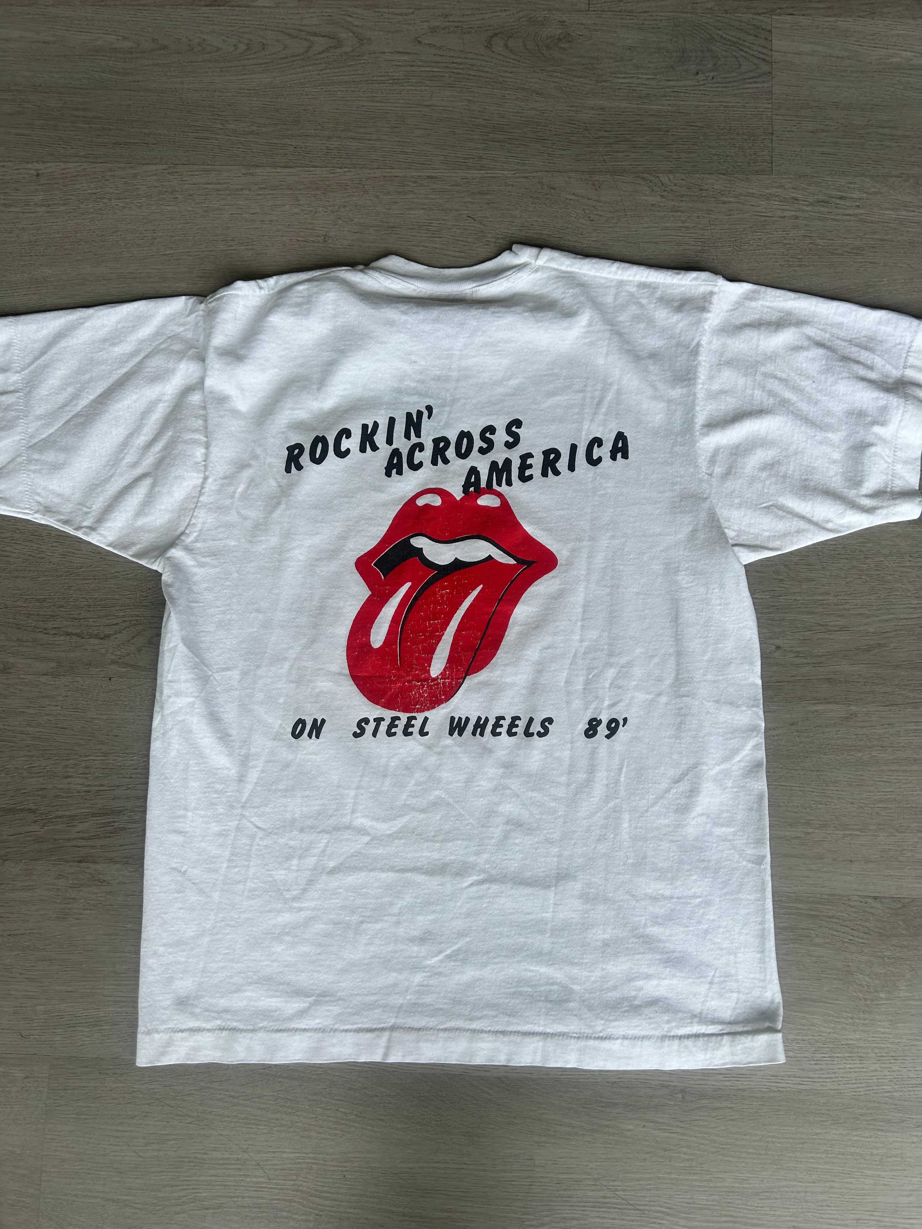 Vintage Rolling Stones Steel Wheels Tee