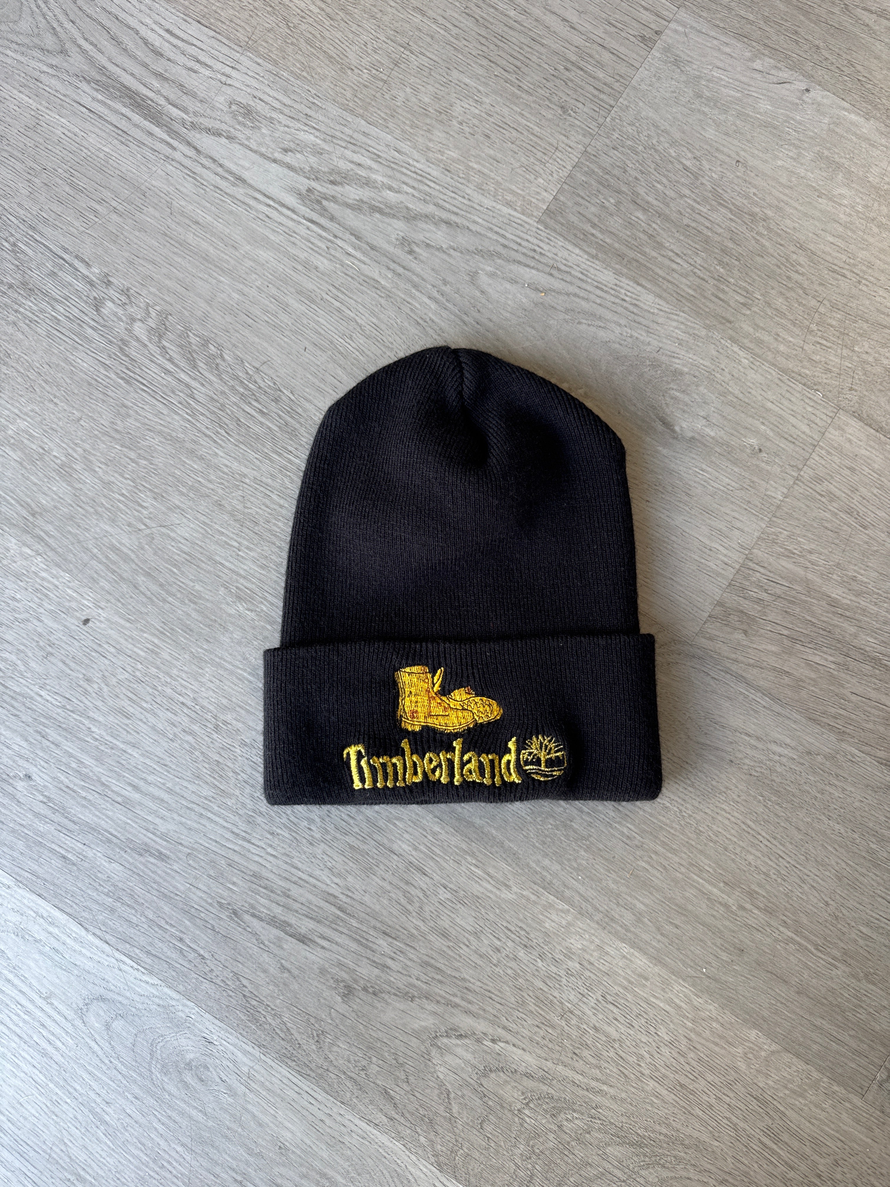 Vintage 90s Timberland Boots Embroidered Beanie