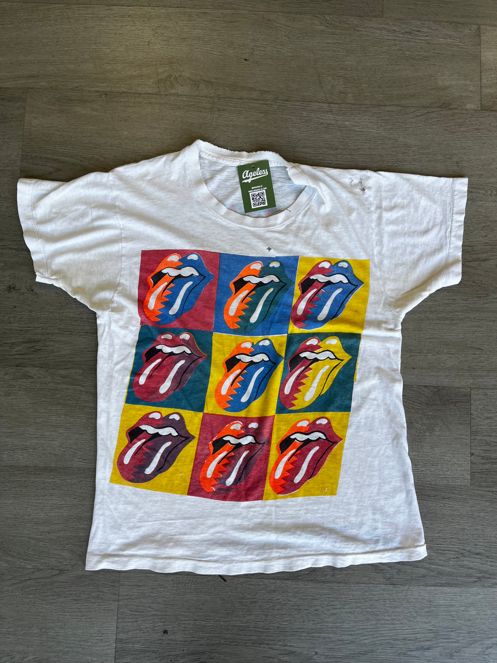 Vintage Rolling Stones 1989 Steel Wheels North American Tour Tee