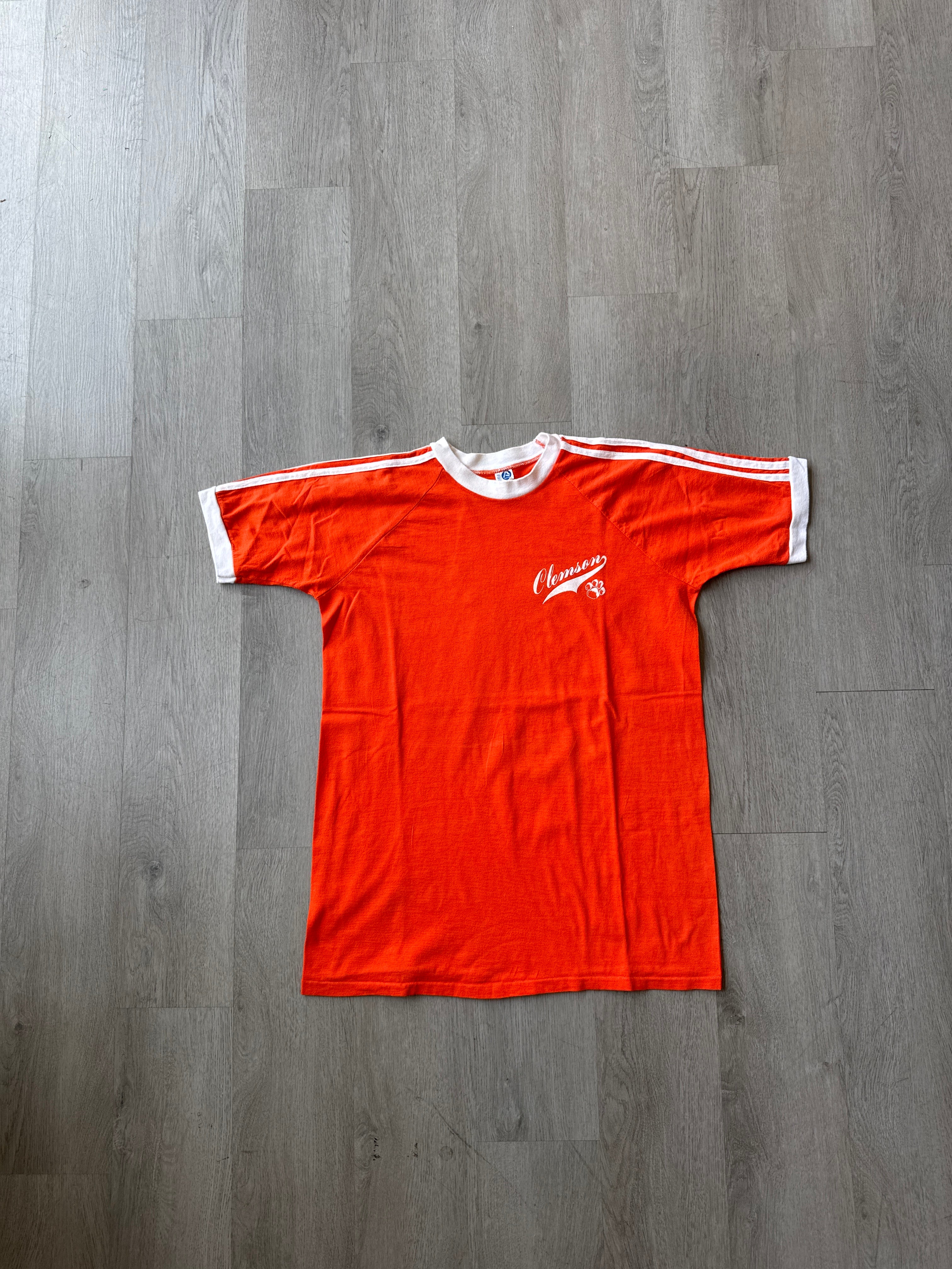 Vintage 80s Artex Clemson University Tigers Logo Tee