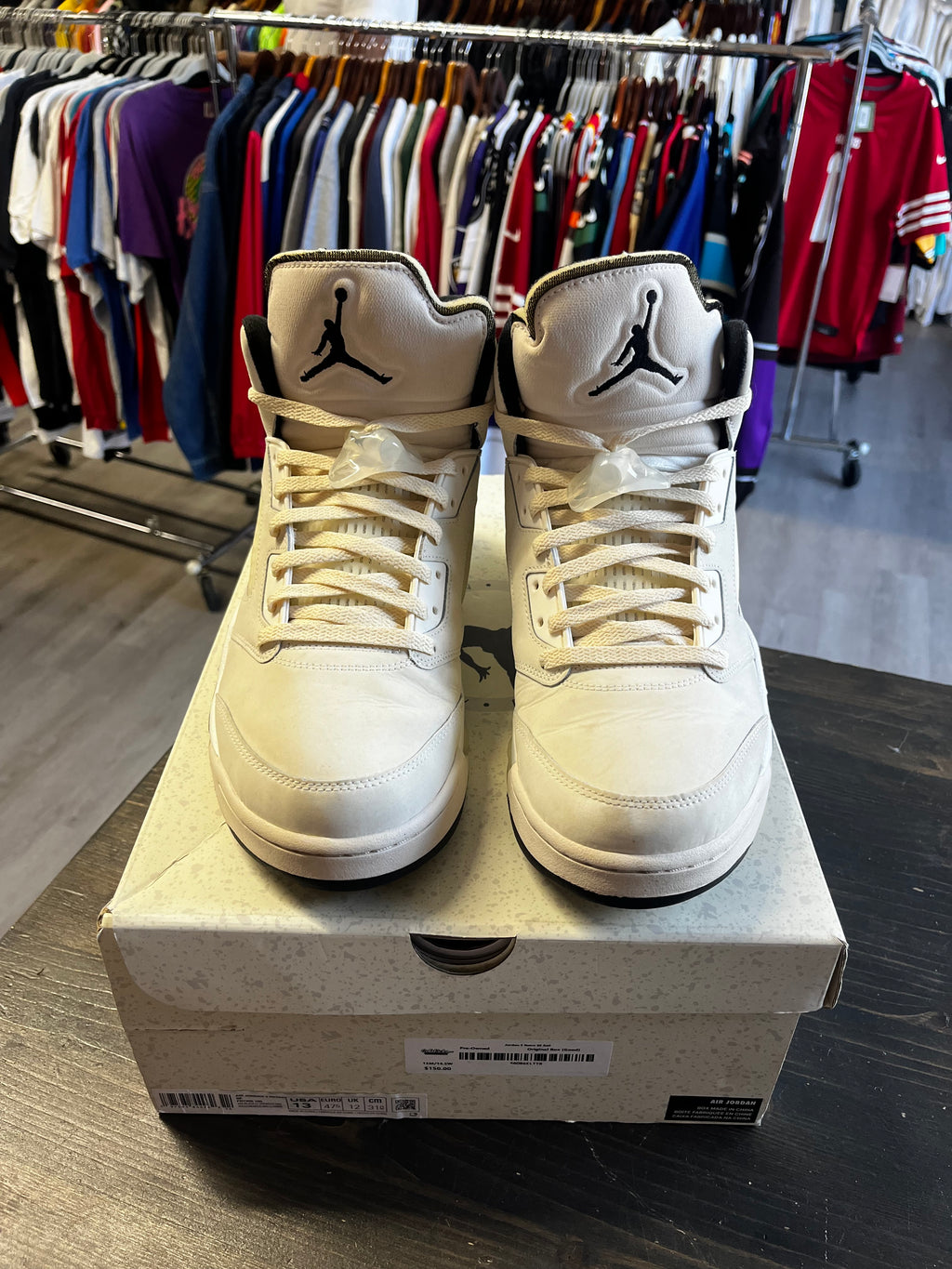 Pre-Owned Nike Air Jordan 5 Retro SE Sail