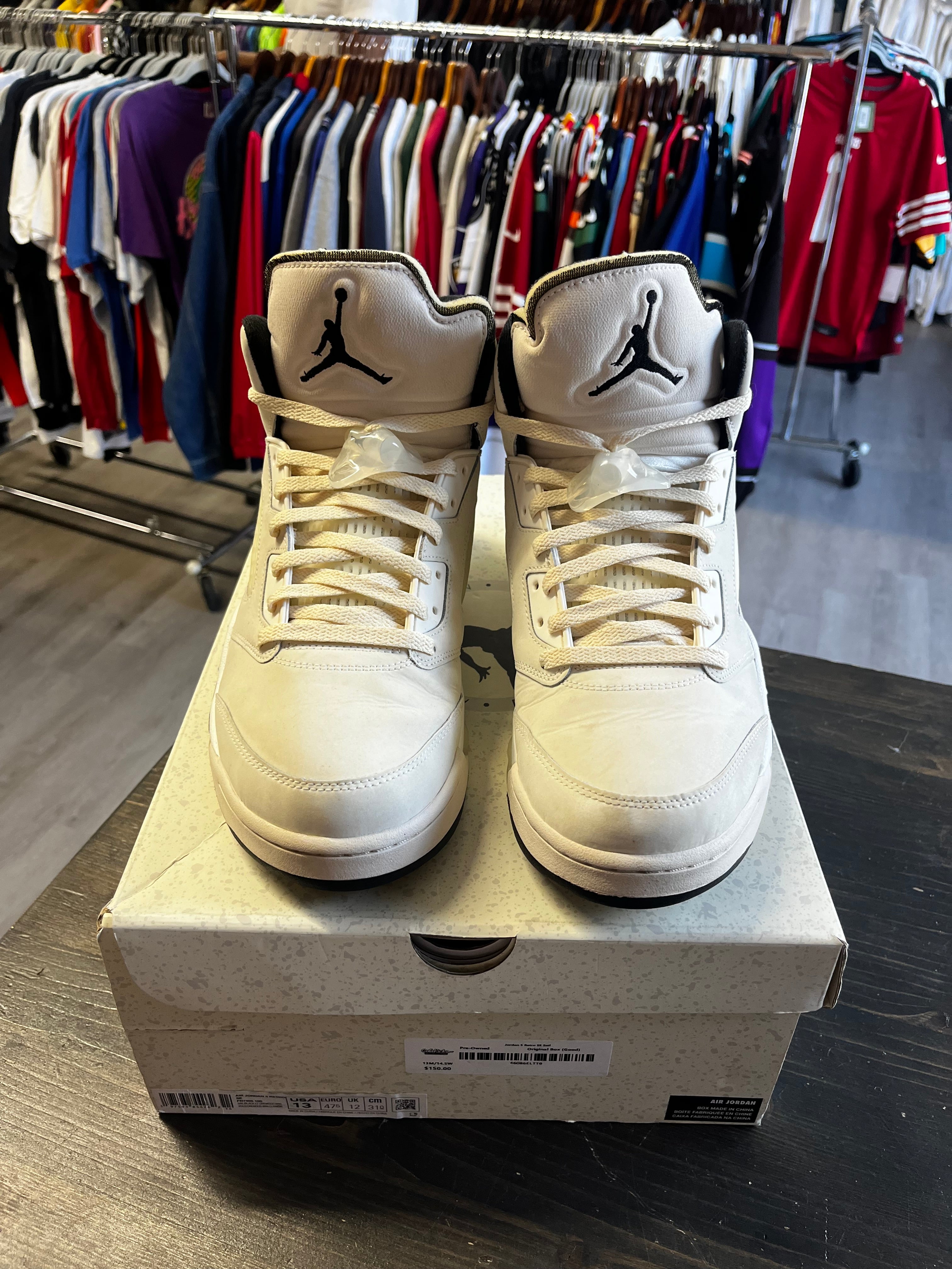 Pre-Owned Nike Air Jordan 5 Retro SE Sail