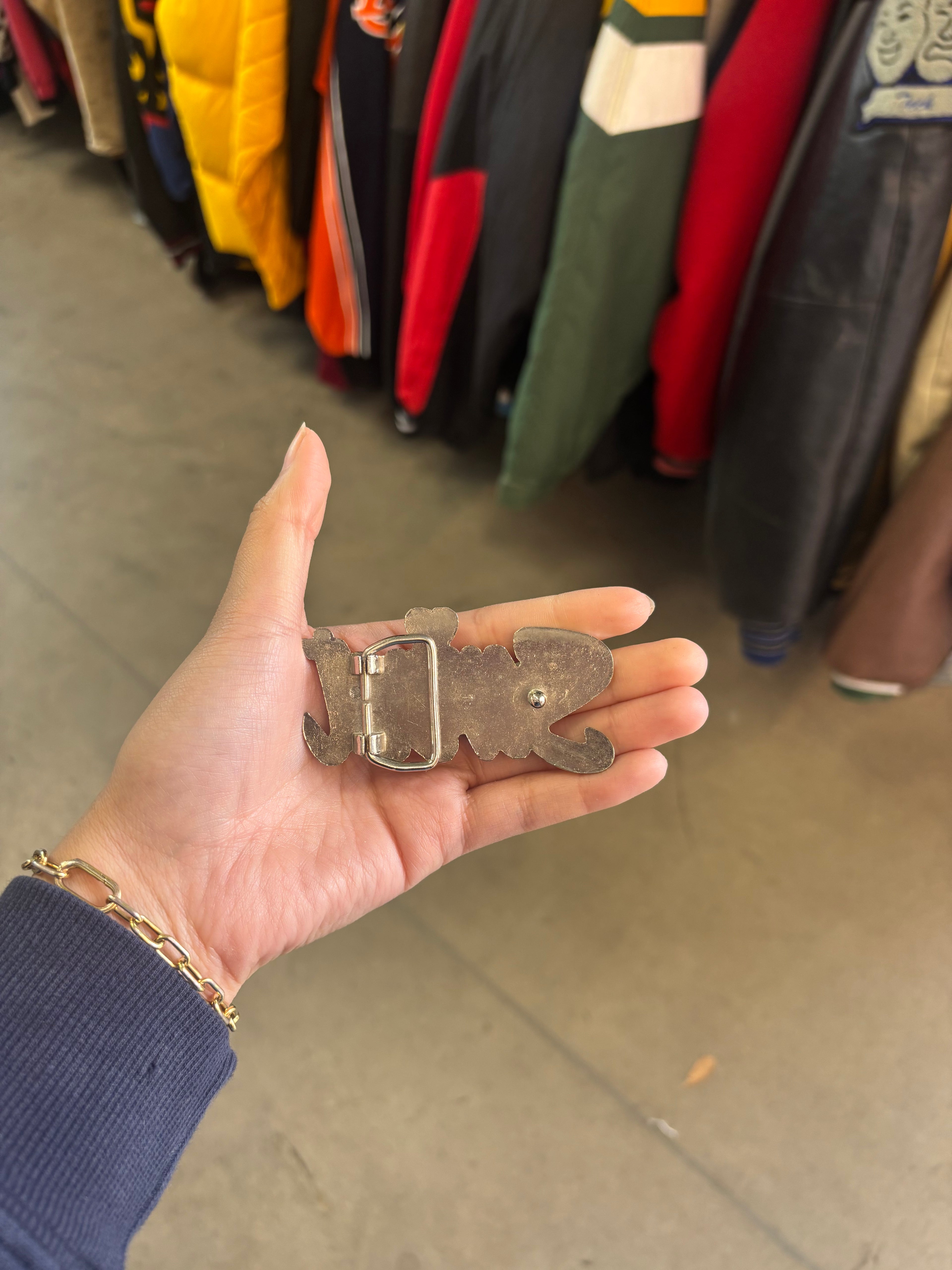 Vintage Red Sweet Belt Buckle