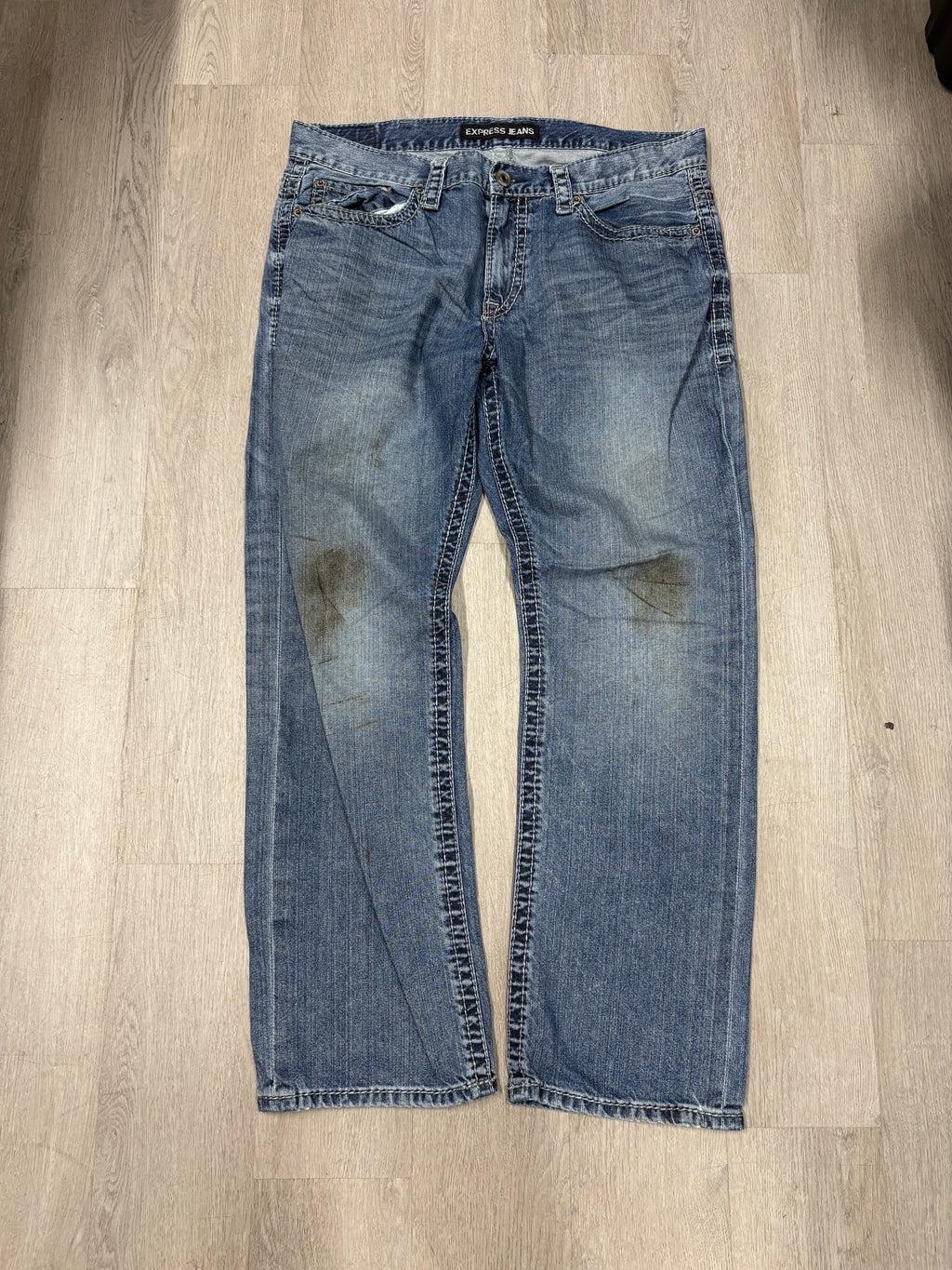 Y2K Express Wide Leg Denim Jeans