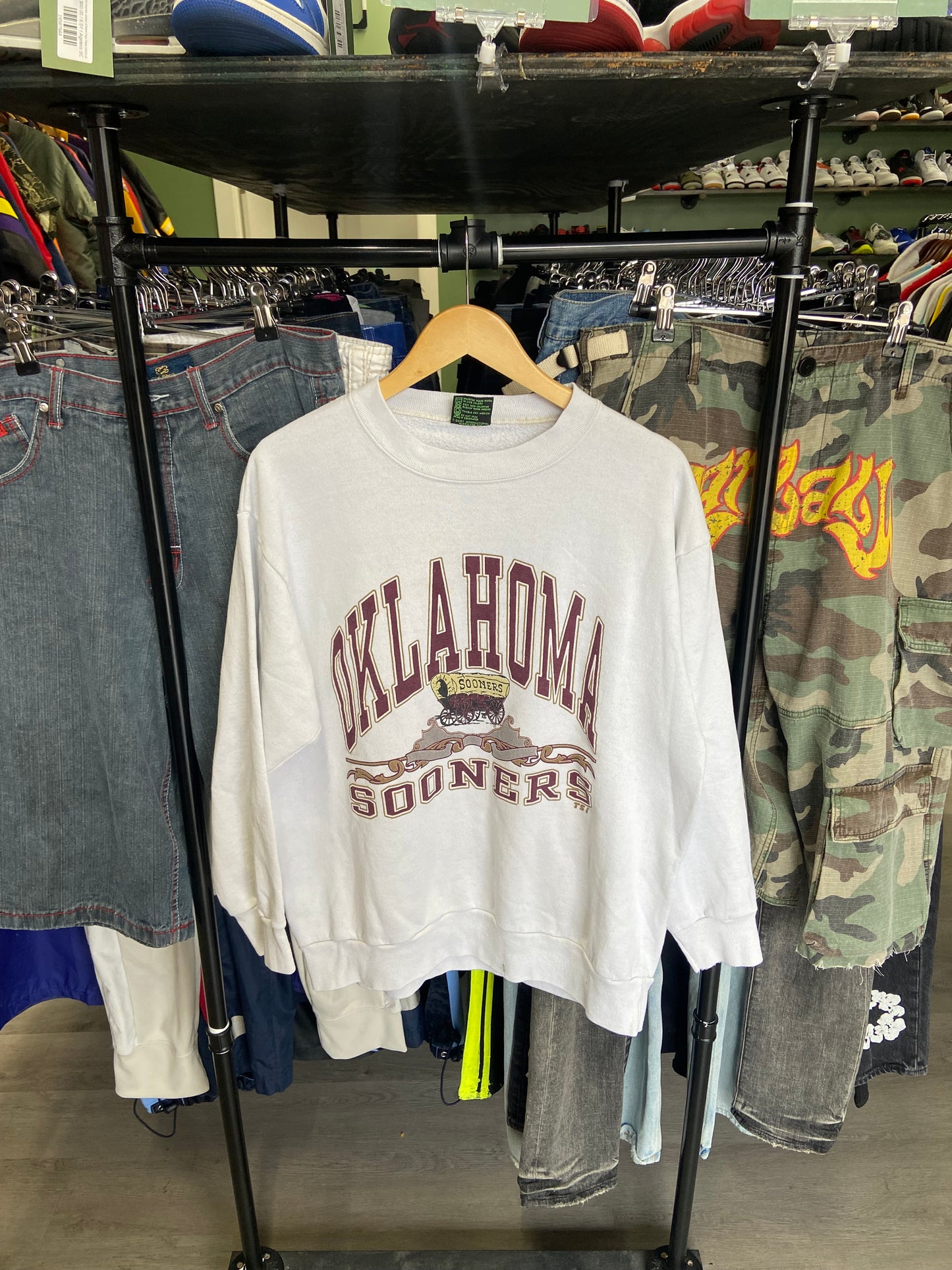 Vintage Oklahoma University Sooners Sweatshirt
