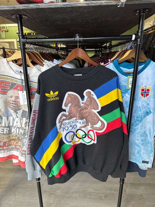 Vintage Adidas 80s Stockholm 1956 Olympic Helsinki Sweatshirt