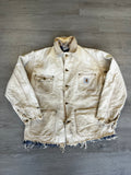 Vintage Disstressed Carhartt Button Up Jacket