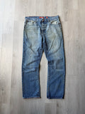 Vintage Ed Hardy Embroidered Jeans