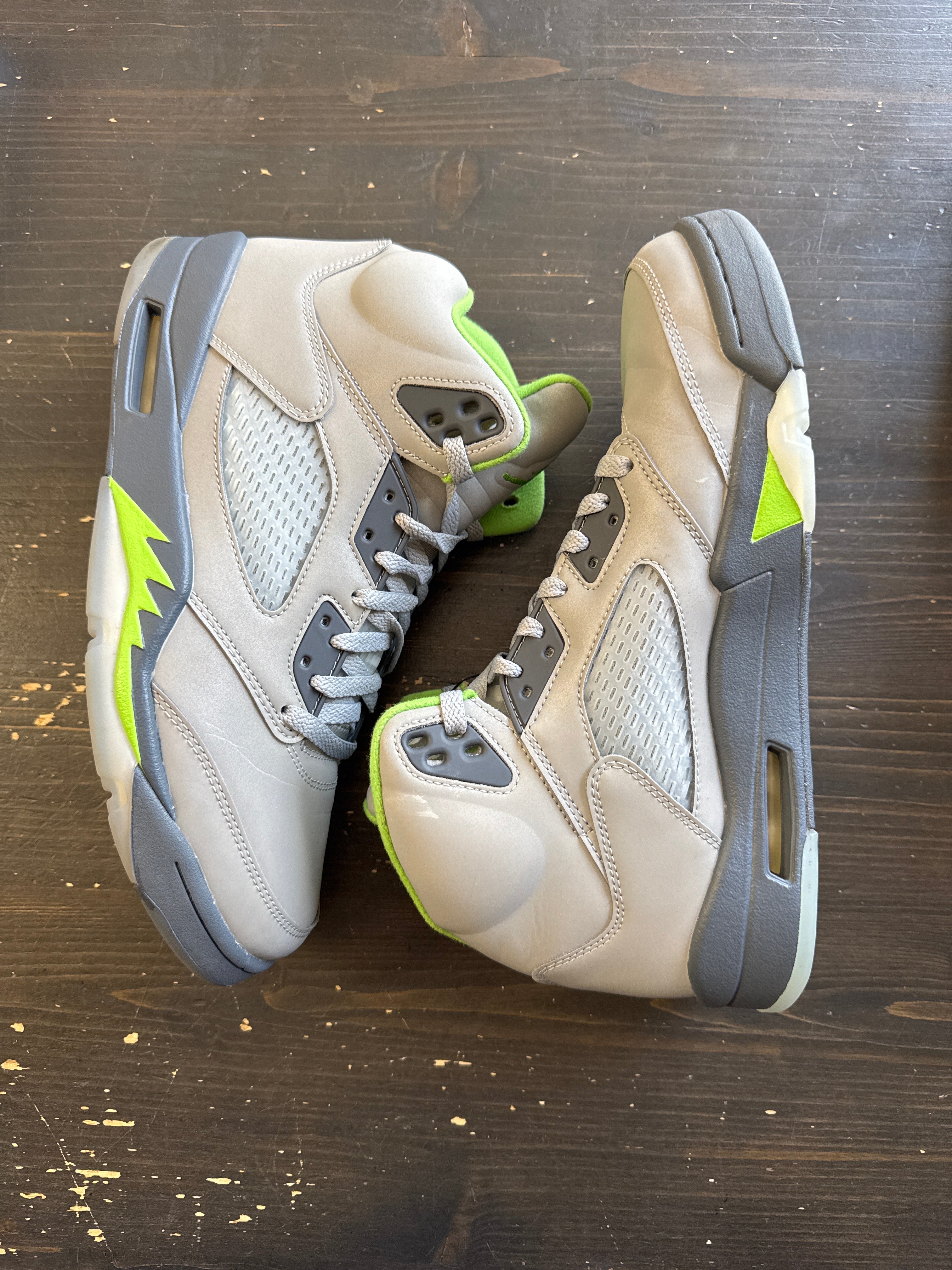 Pre-owned Jordan Retro 5 Green Bean 2022