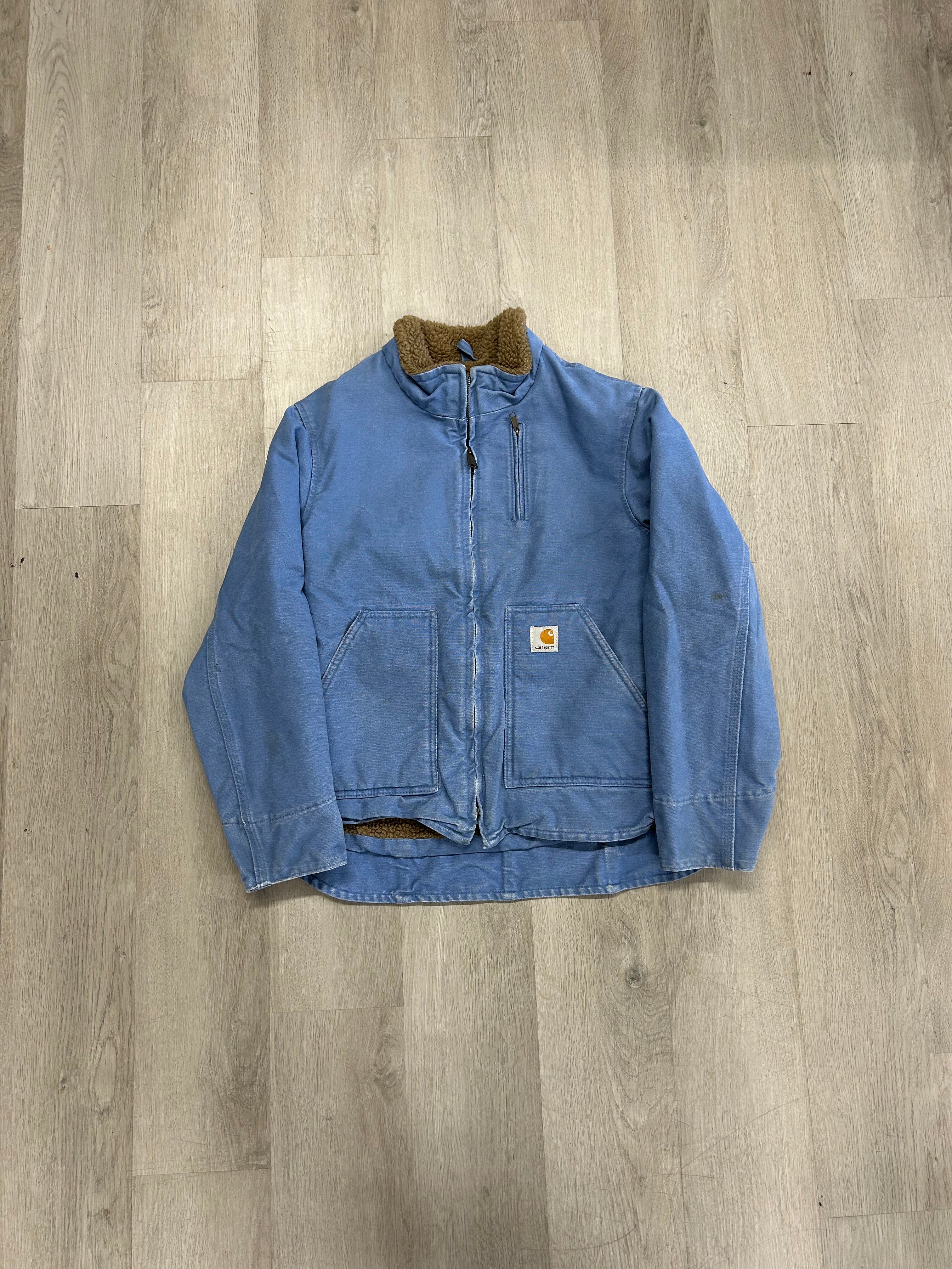 Vintage Women’s Carhartt Sherpa-Lined Sandstone Duck Canyon Jacket