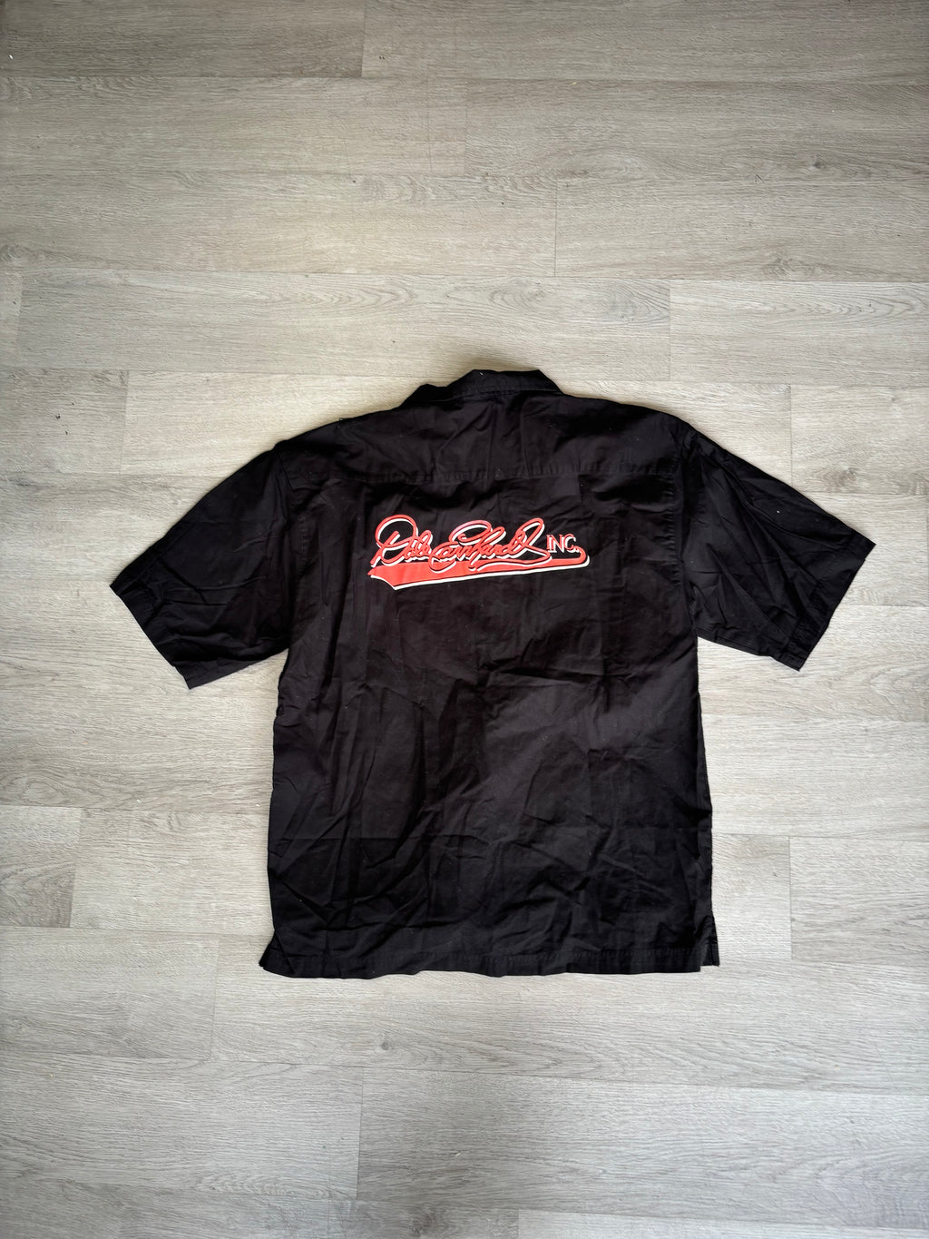 Vintage Dale Earnhardt Jr. NASCAR Pit Crew Button Up Tee