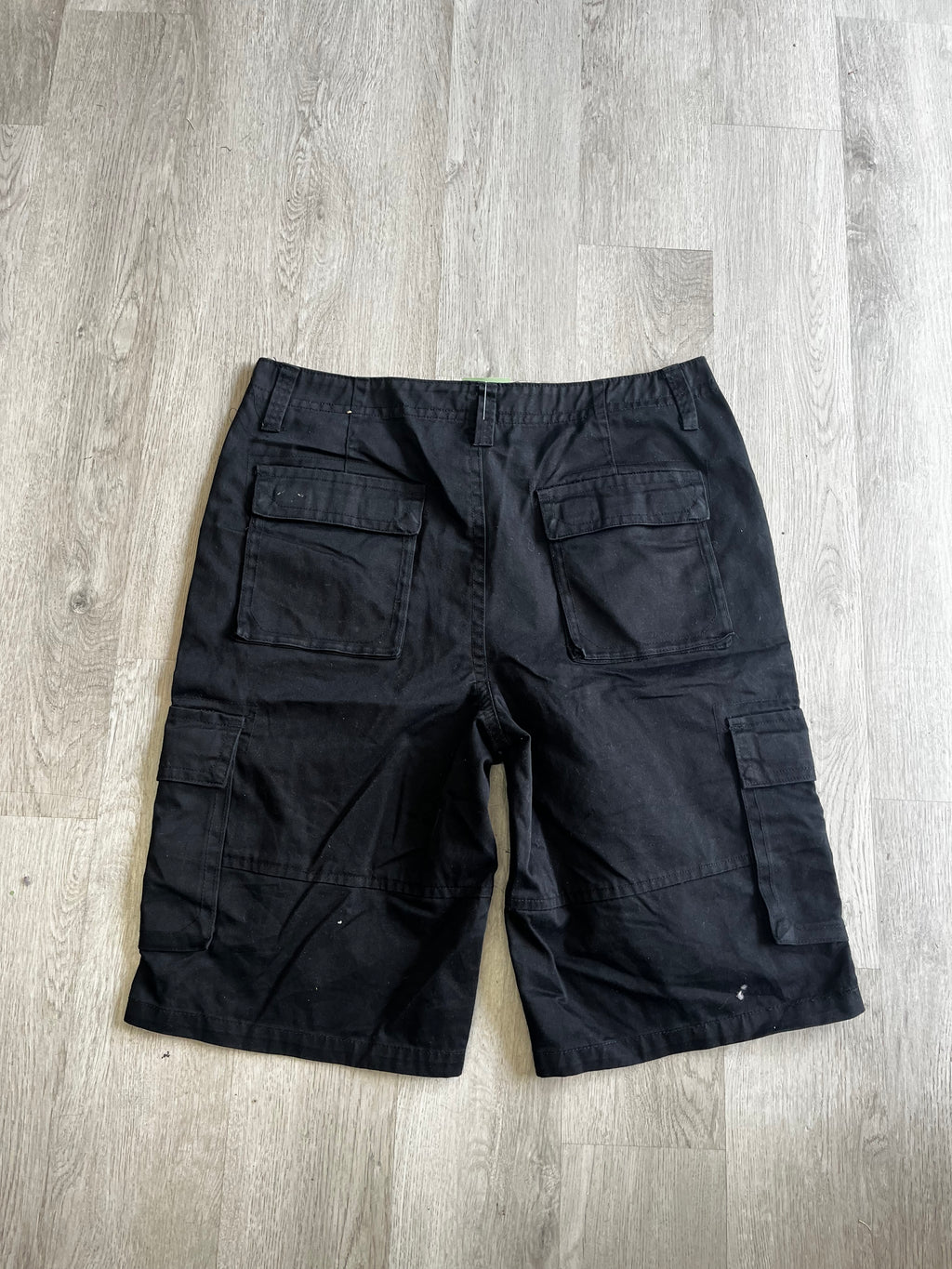 Black Southpole Cargo Shorts