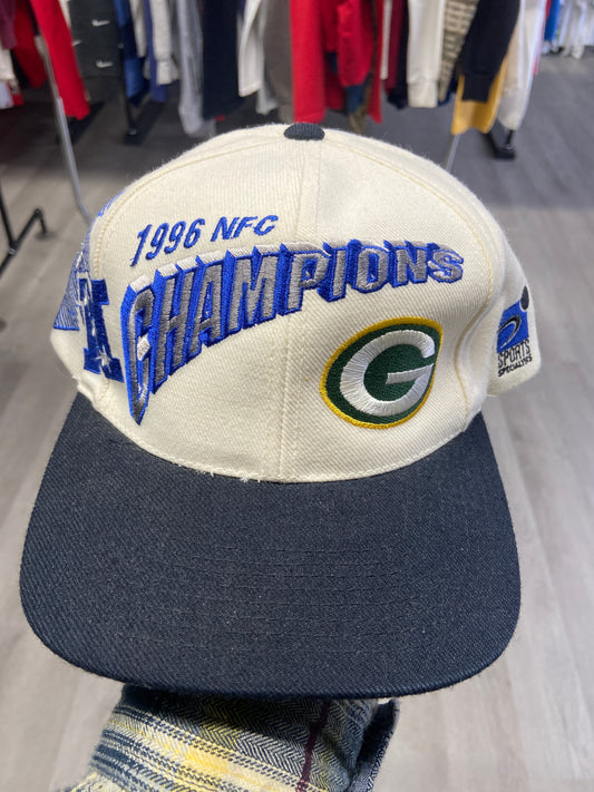 1996 NFC Champions Green Bay Packers SnapBack Hat