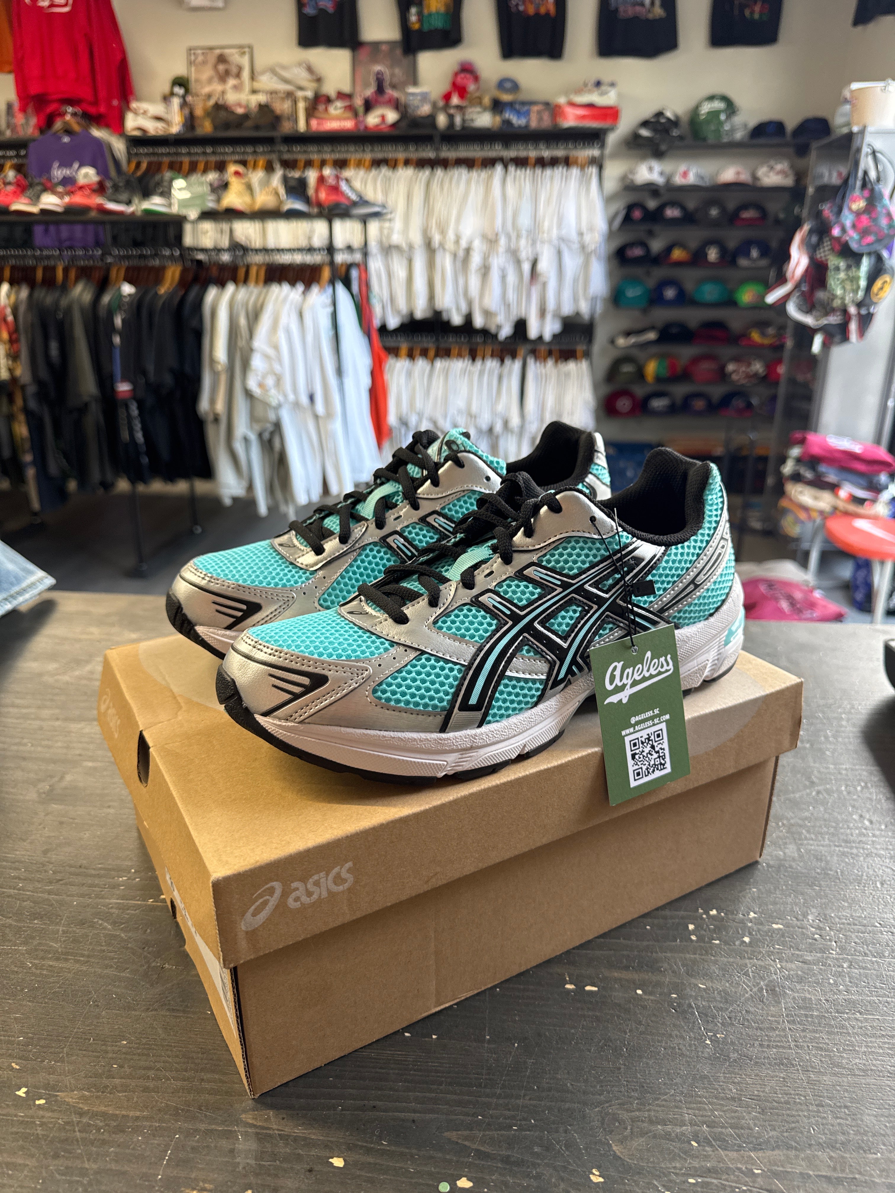 Pre-owned Asics Gel-1130 Larimar Blue Silver