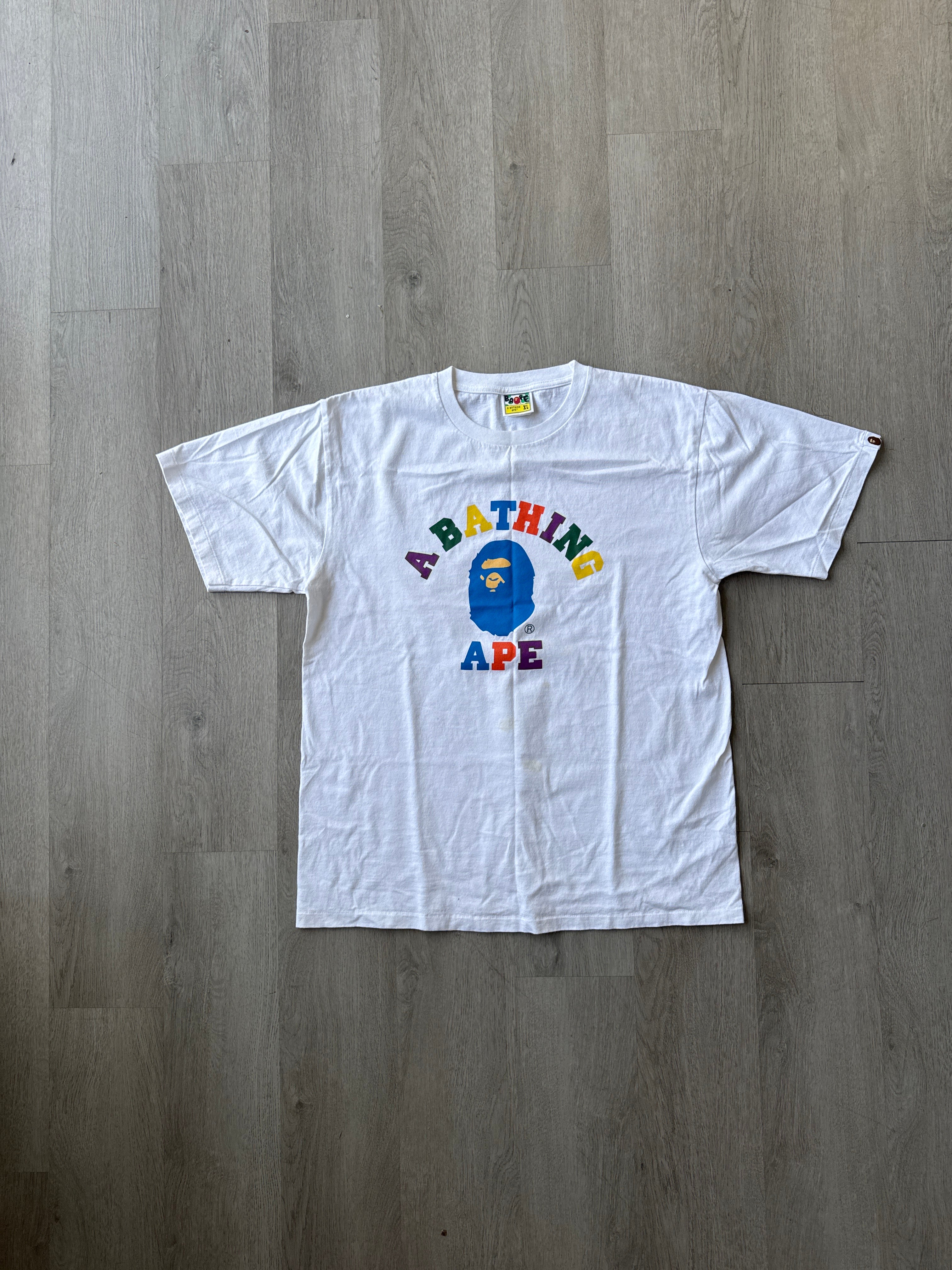 A Bathing Ape Bape College Tee