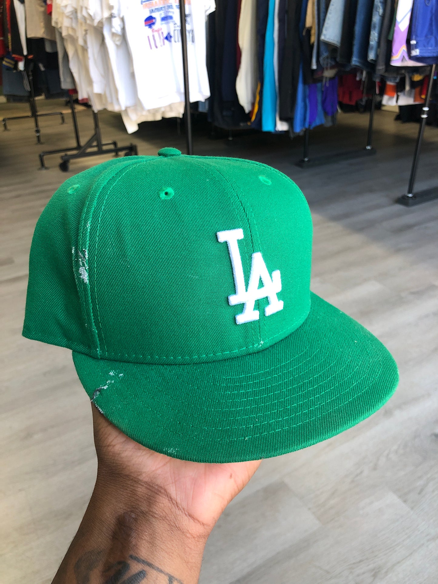 Green Los Angeles Dodgers New Era Cap