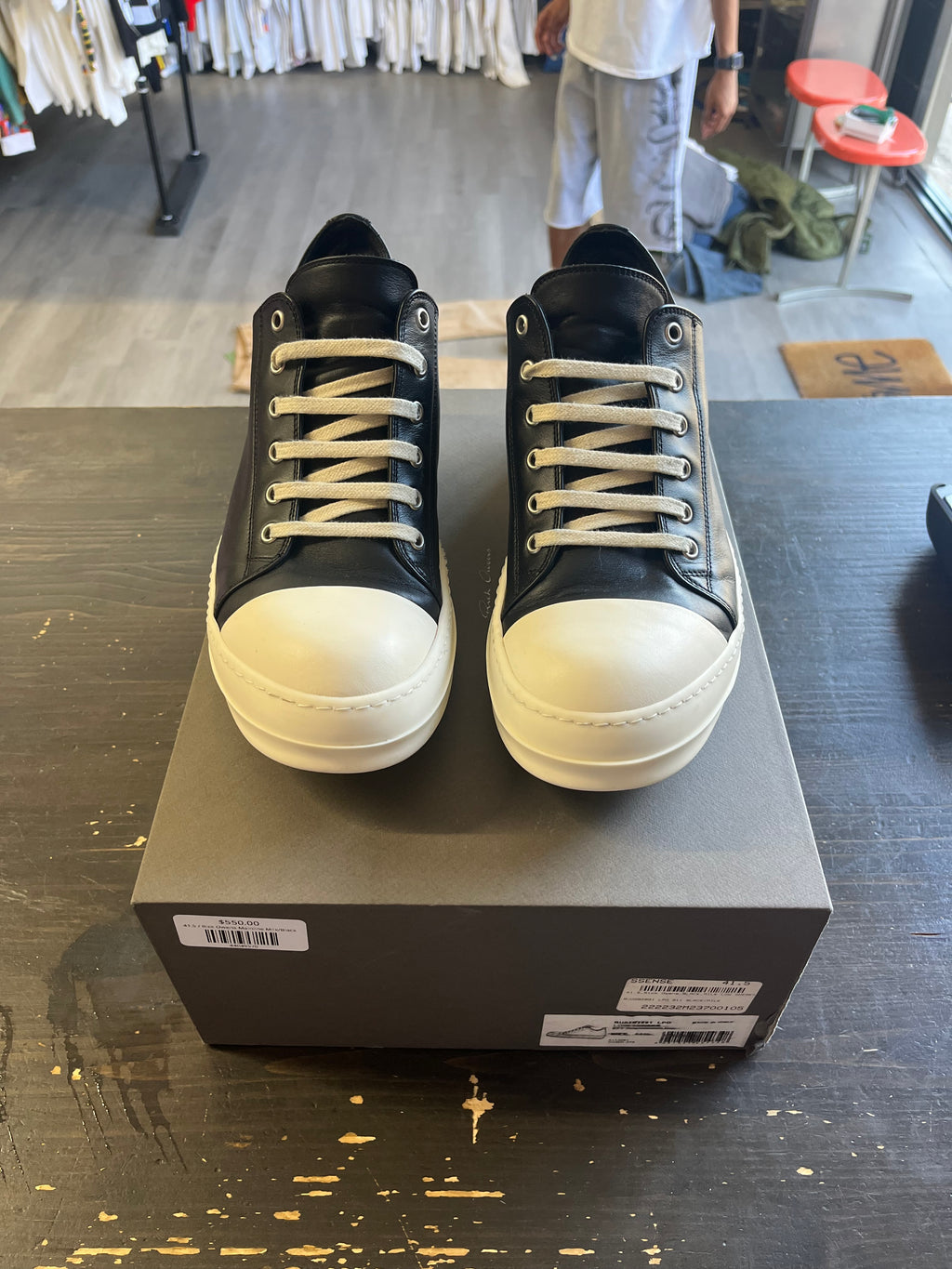 Pre-Owned Rick Owen’s Strobe Low Black