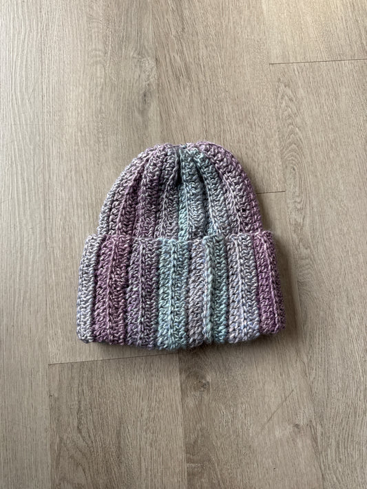 Vintage Crochet Multicolored Beanie
