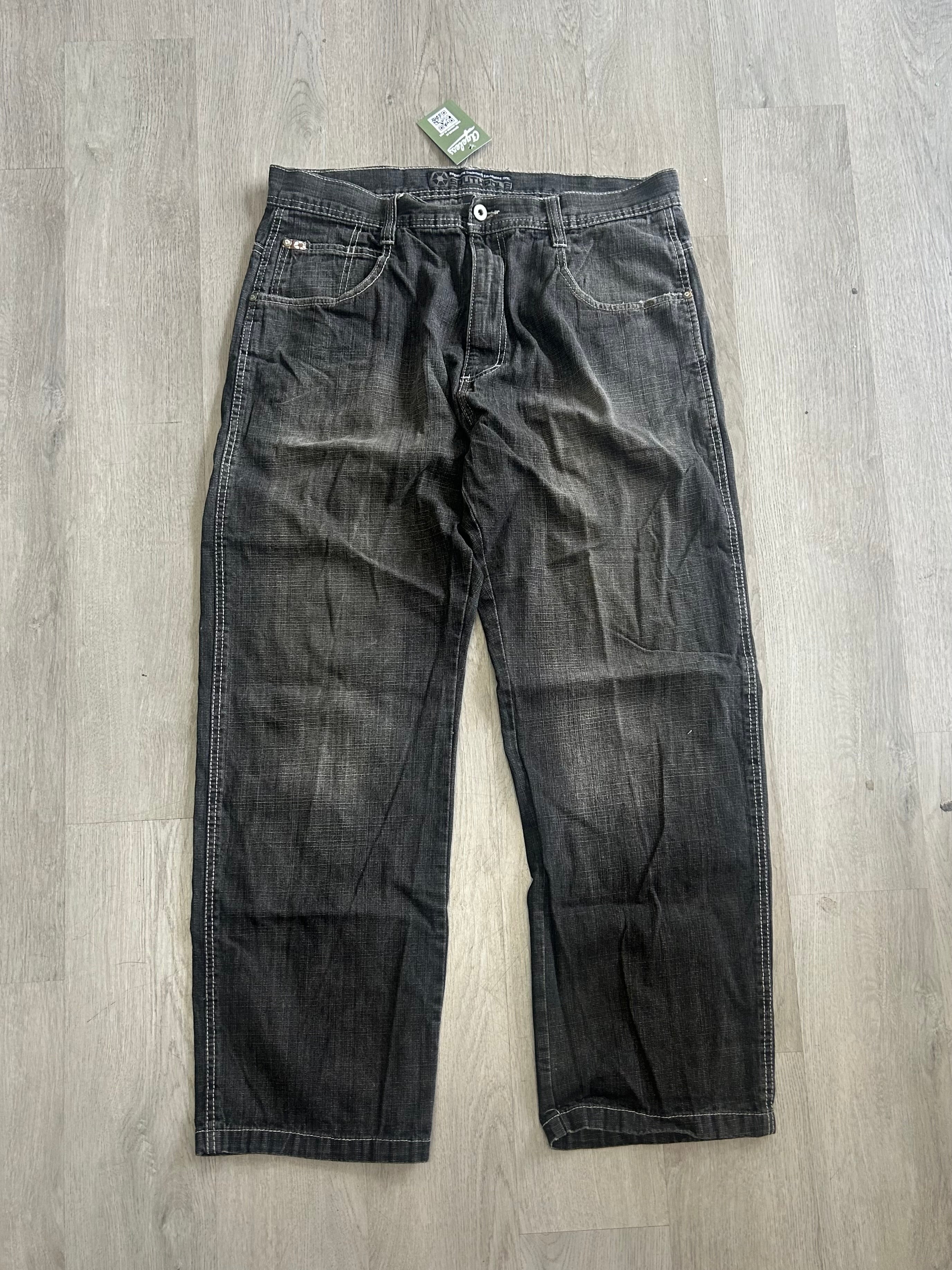 Y2K Southpole Faded Black Jeans