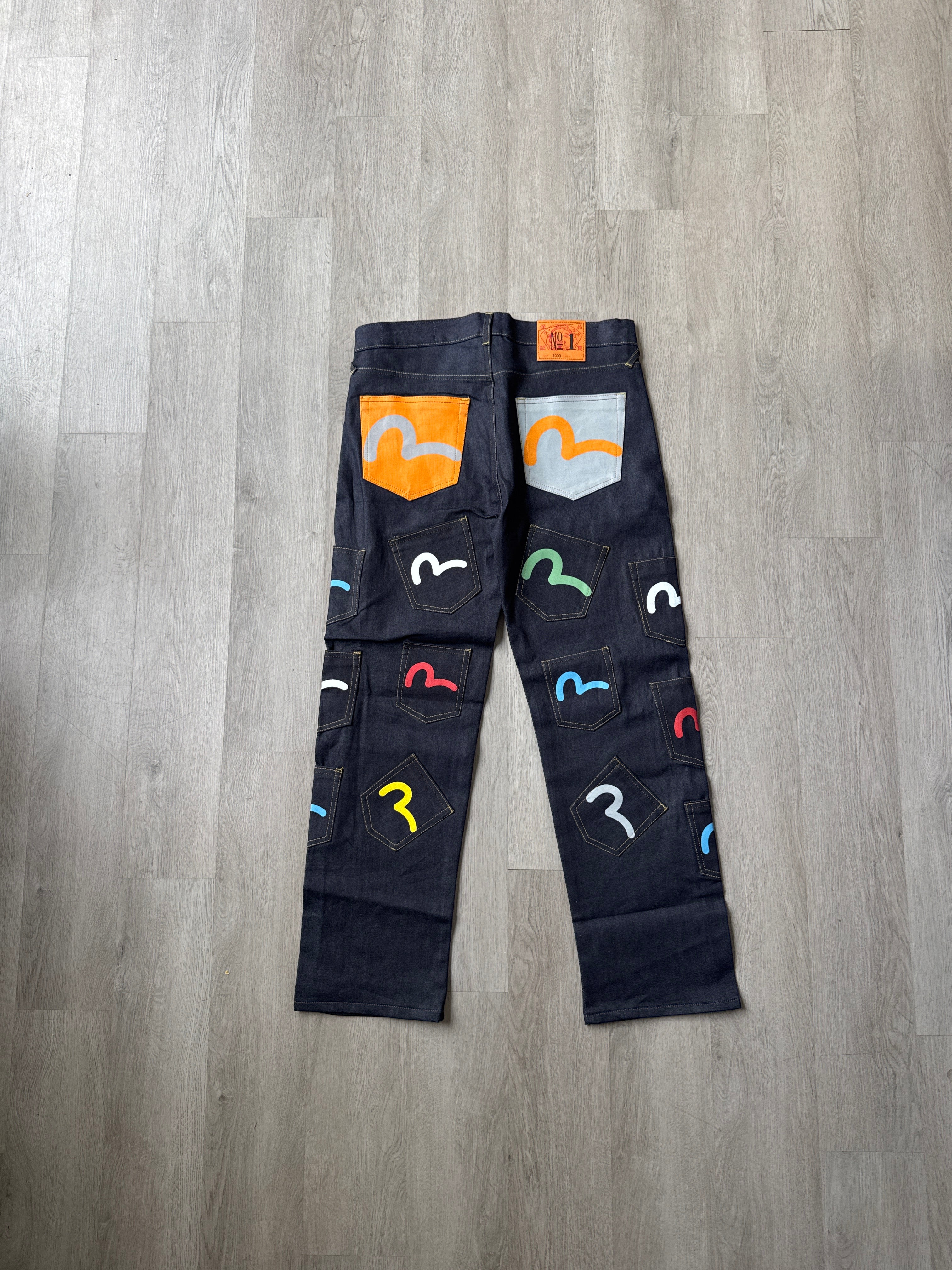 Evisu Japanese Multi Pocket Denim Jeans