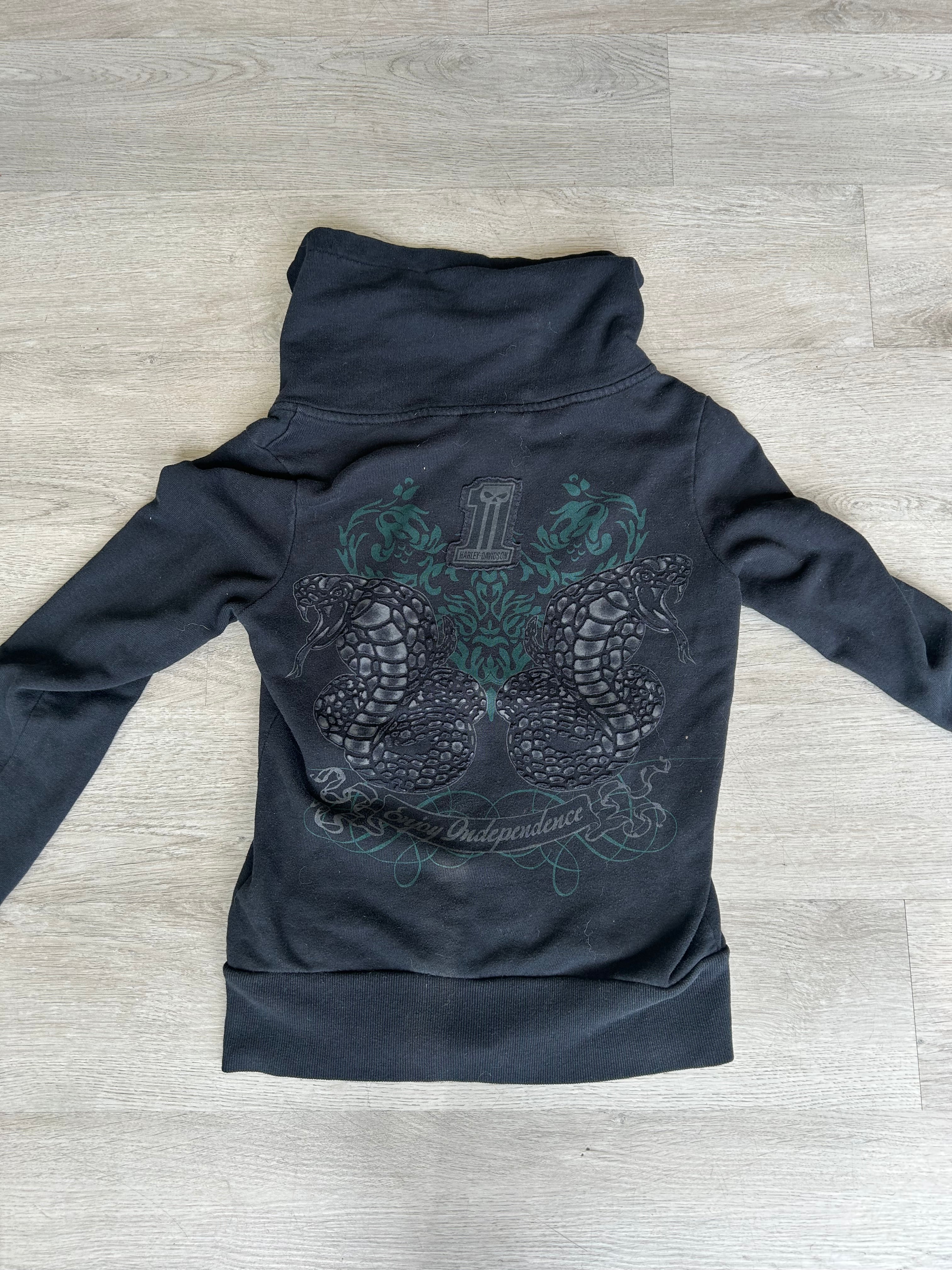 Harley-Davidson Cowl Neck Zip Up