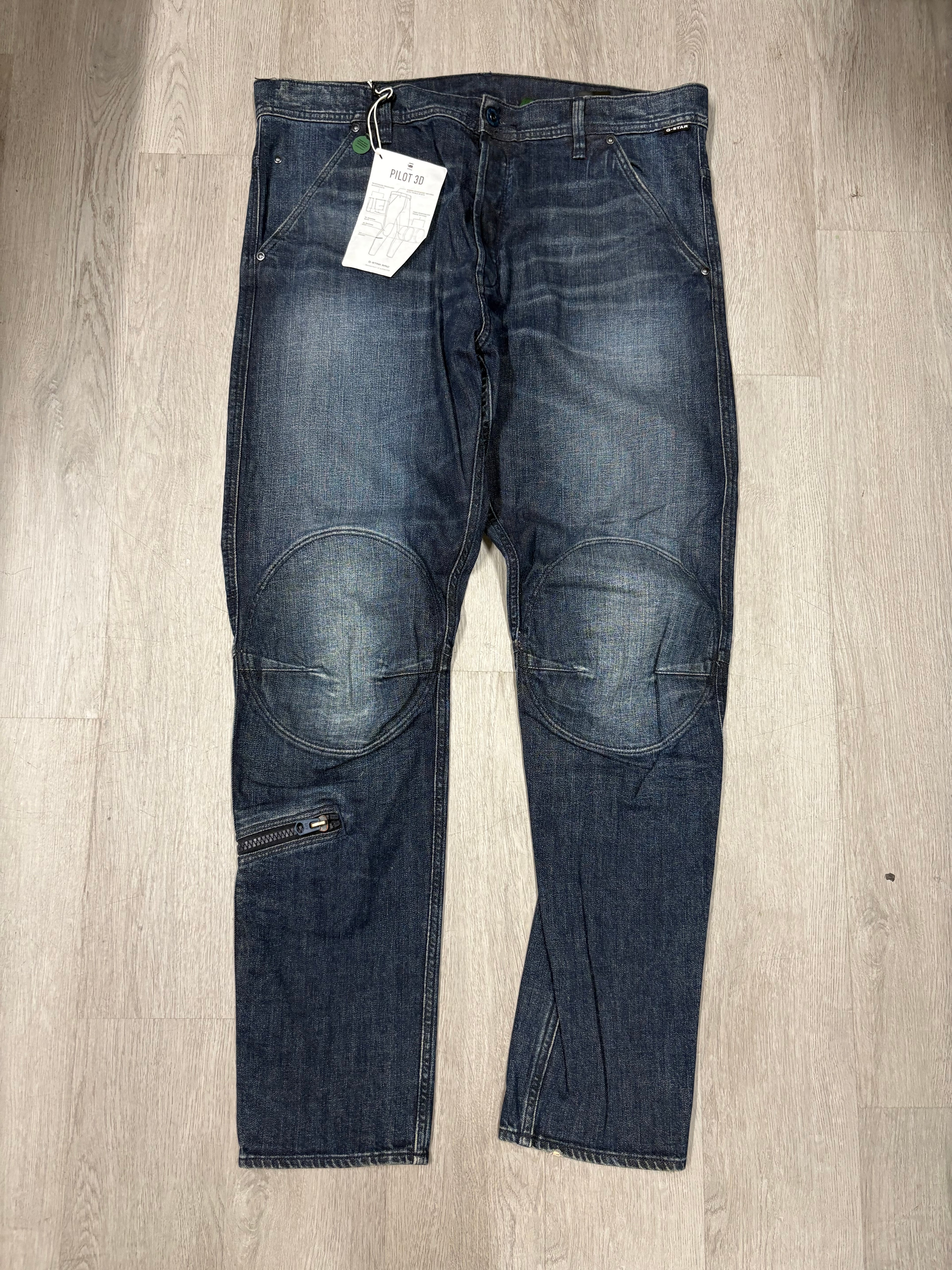 Y2K G Star Raw Double Knee Denim Jeans