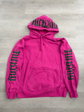 Supreme “Raspberry” Ambigram Hooded Sweatshirt