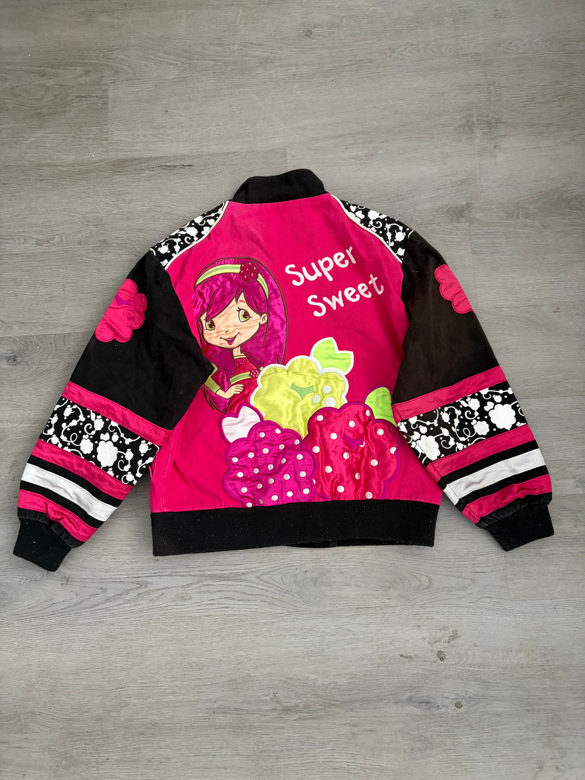Youth Vintage Y2K Strawberry Shortcake Raspberry Torte Jacket