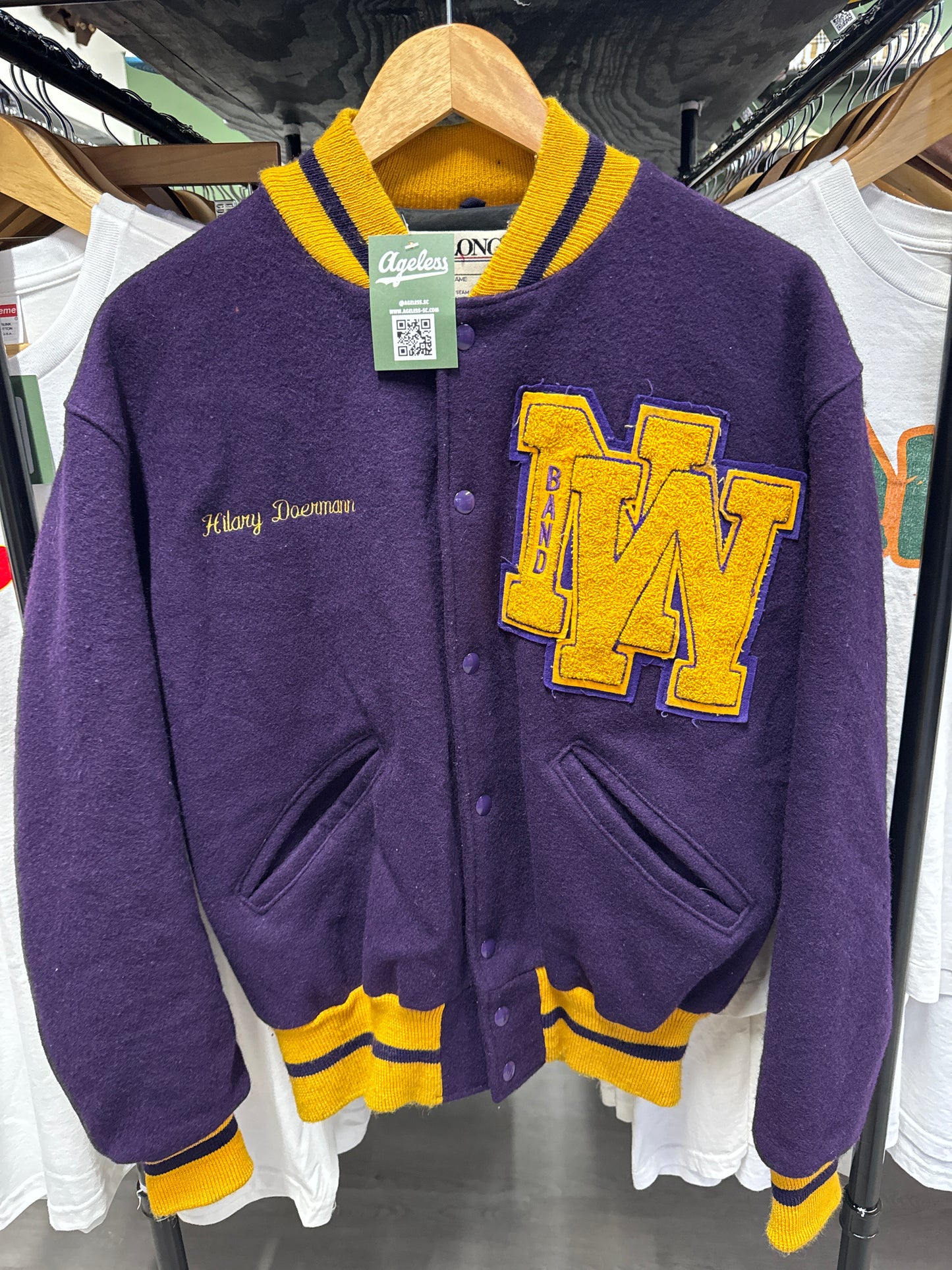 Vintage Band Letterman Jacket