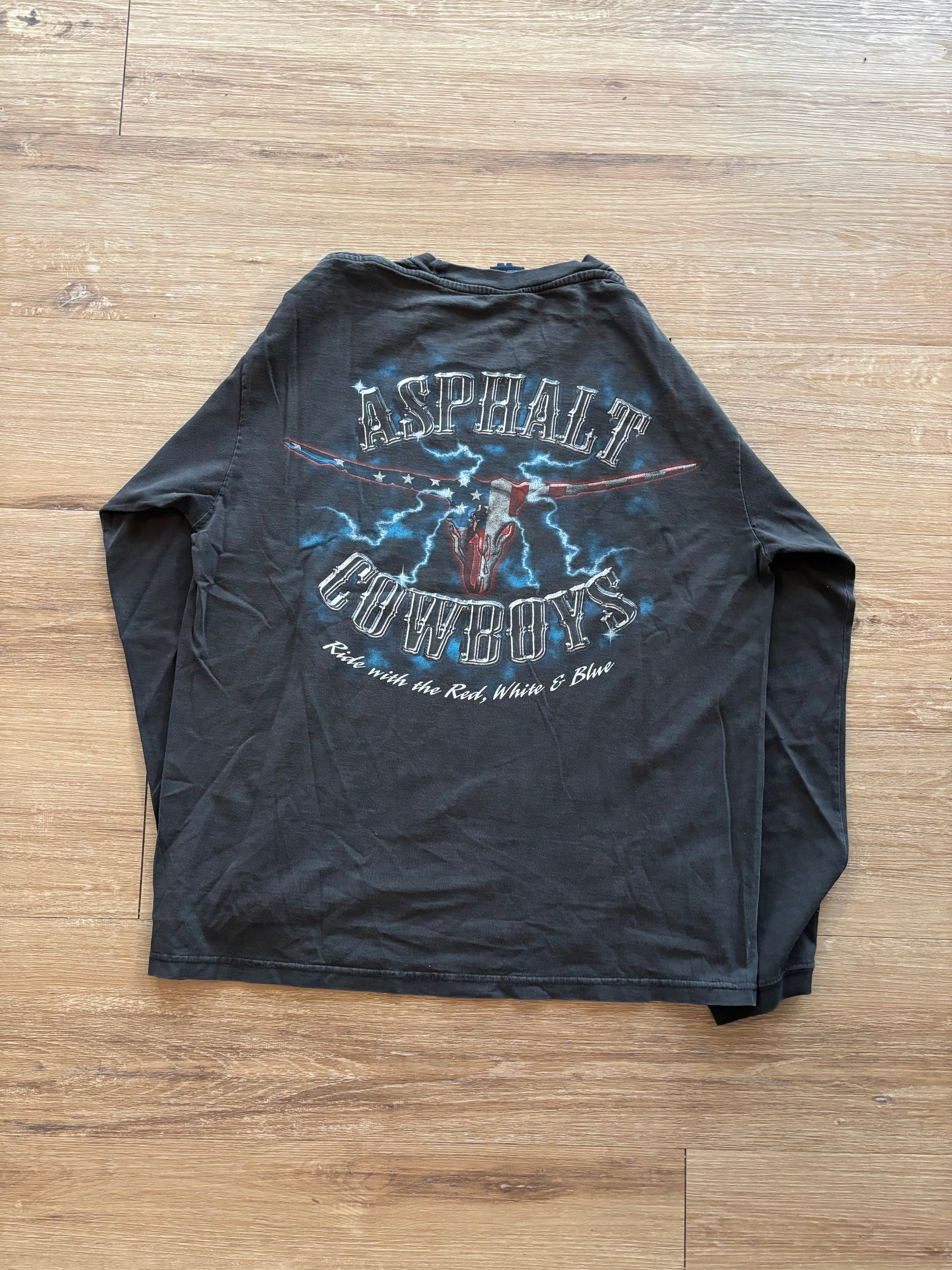 Vintage Brooks & Dunn Asphalt Cowboys Long Sleeve Tee