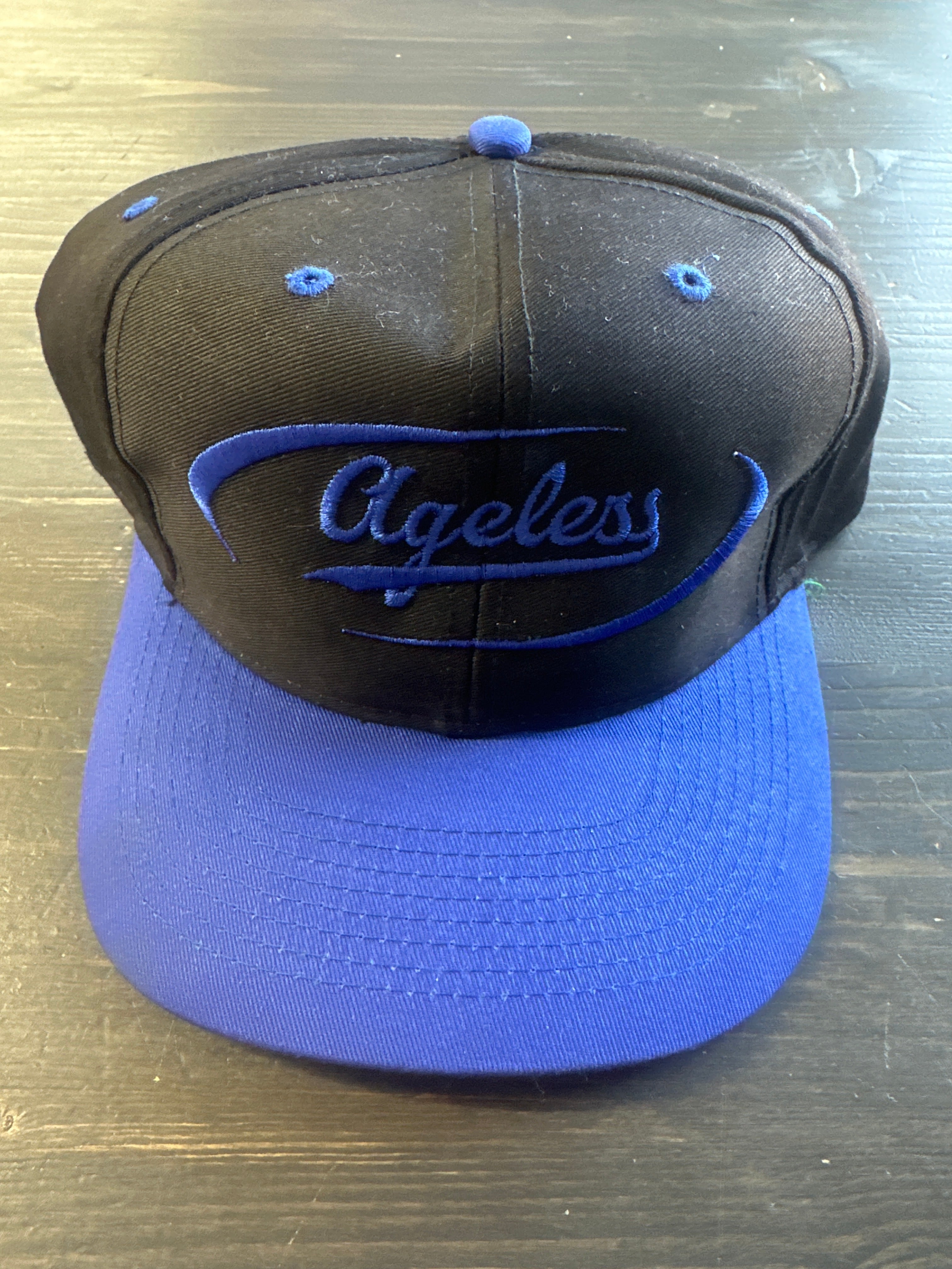 Ageless Everyday SnapBack Hat Black/Royal
