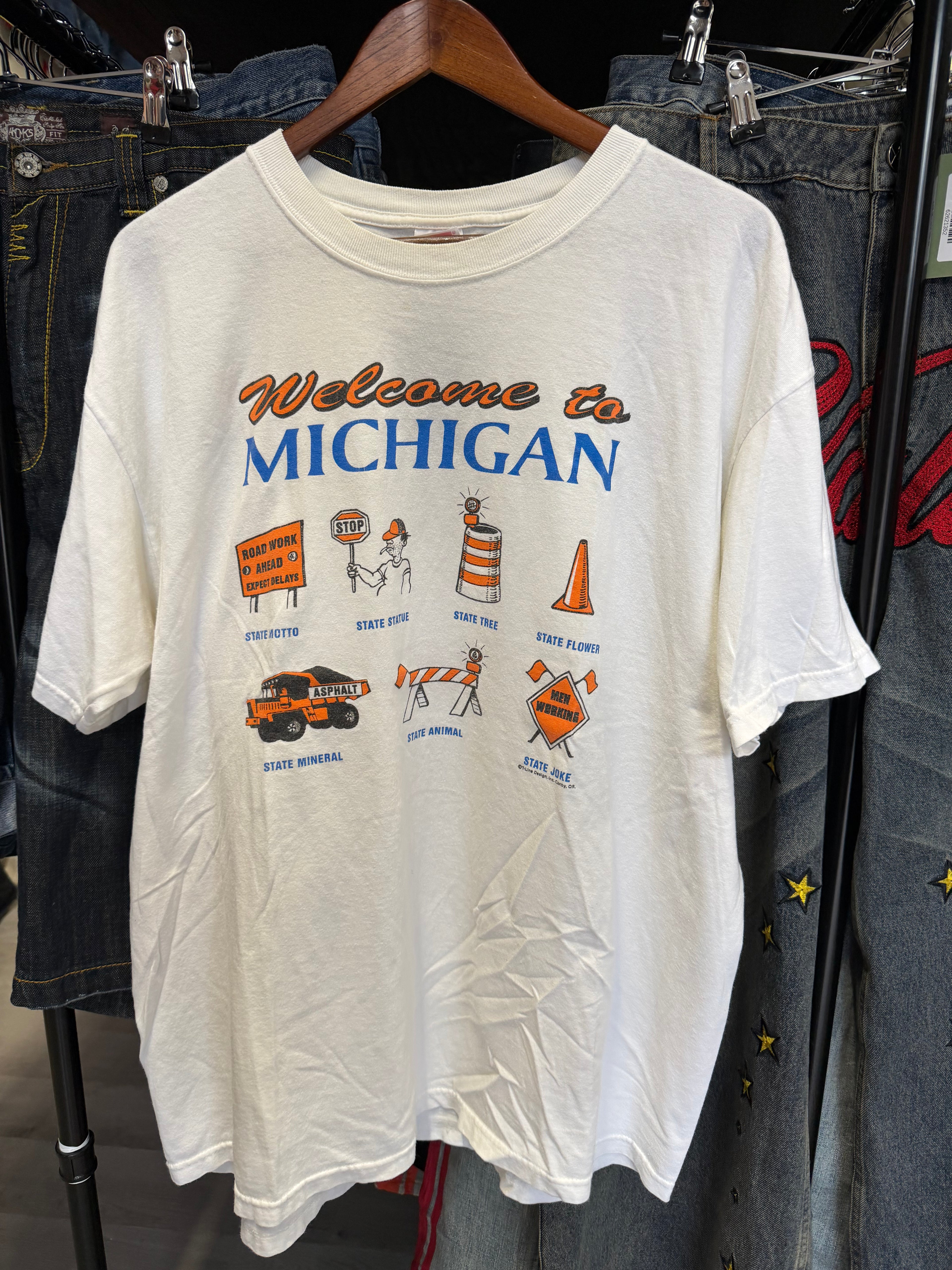 Vintage Welcome To Michigan Tee