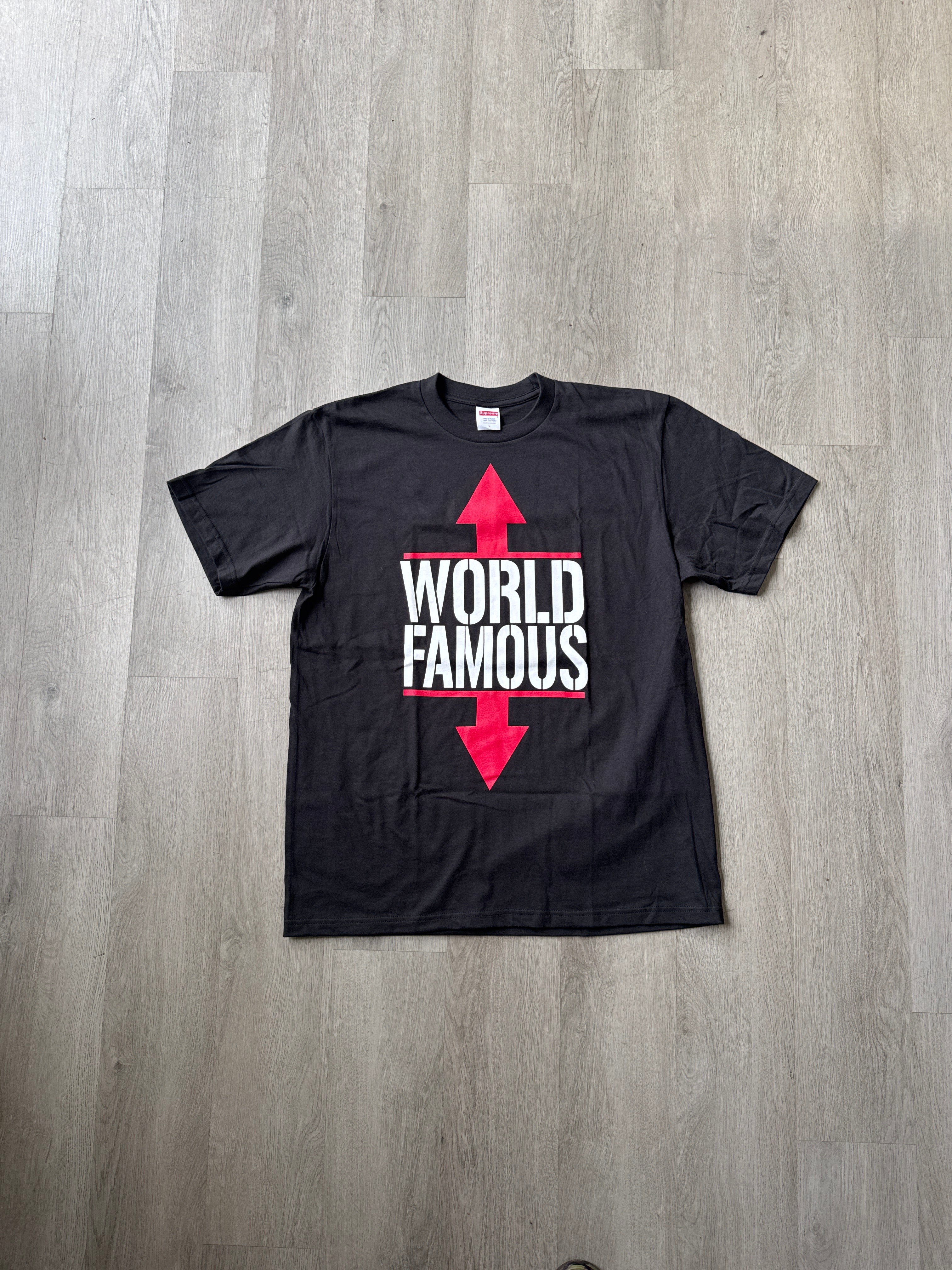 Supreme World Famous Black Tee